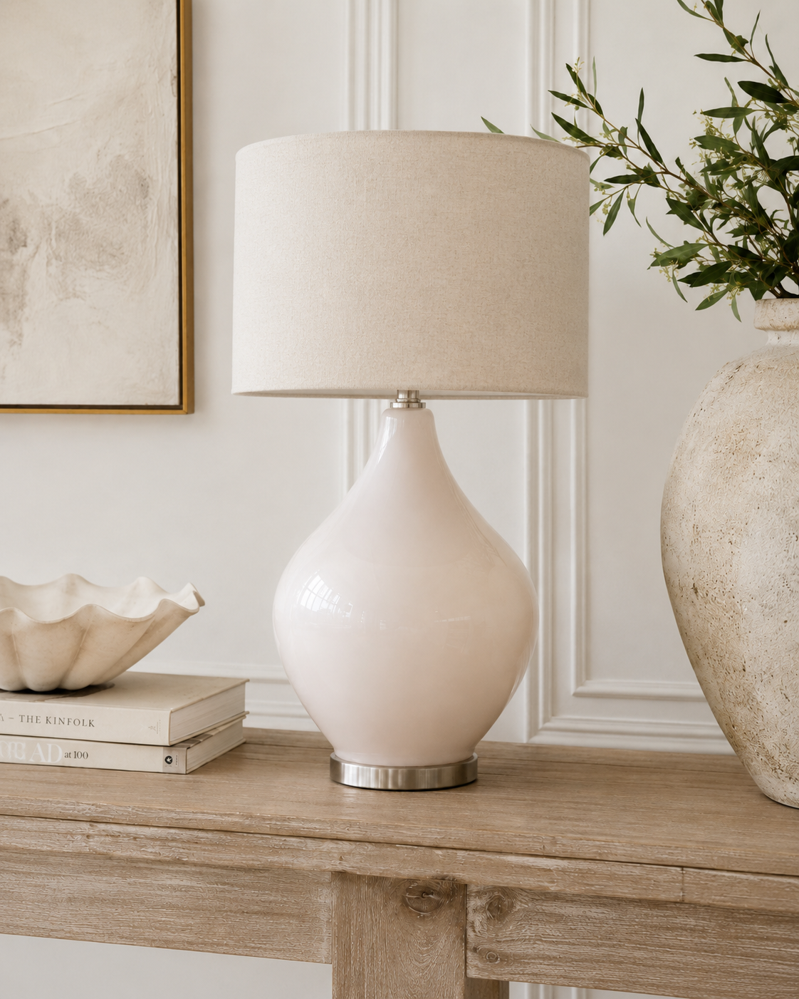 Opal Glass Lamp Base