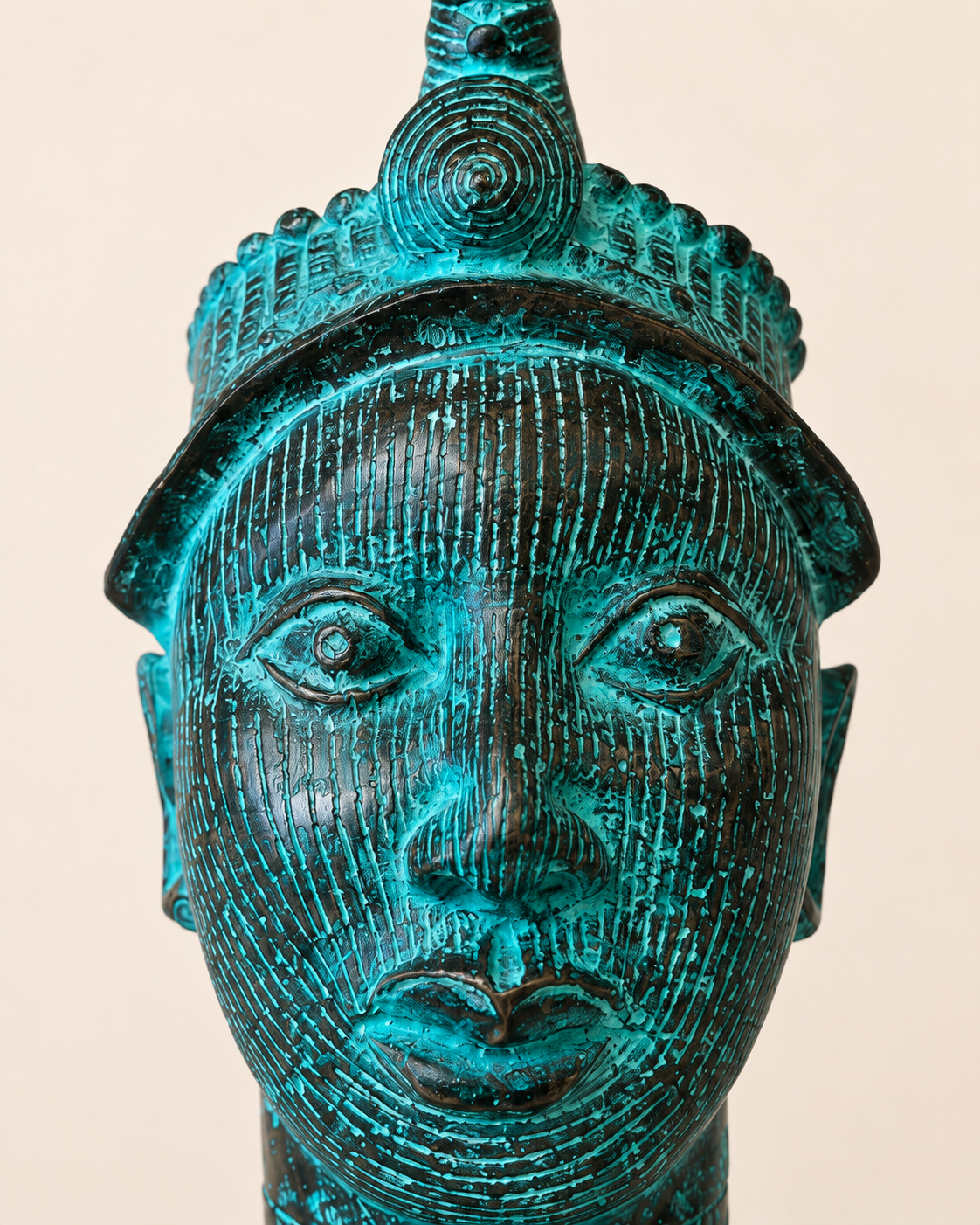 Benin Bronze Ife Head