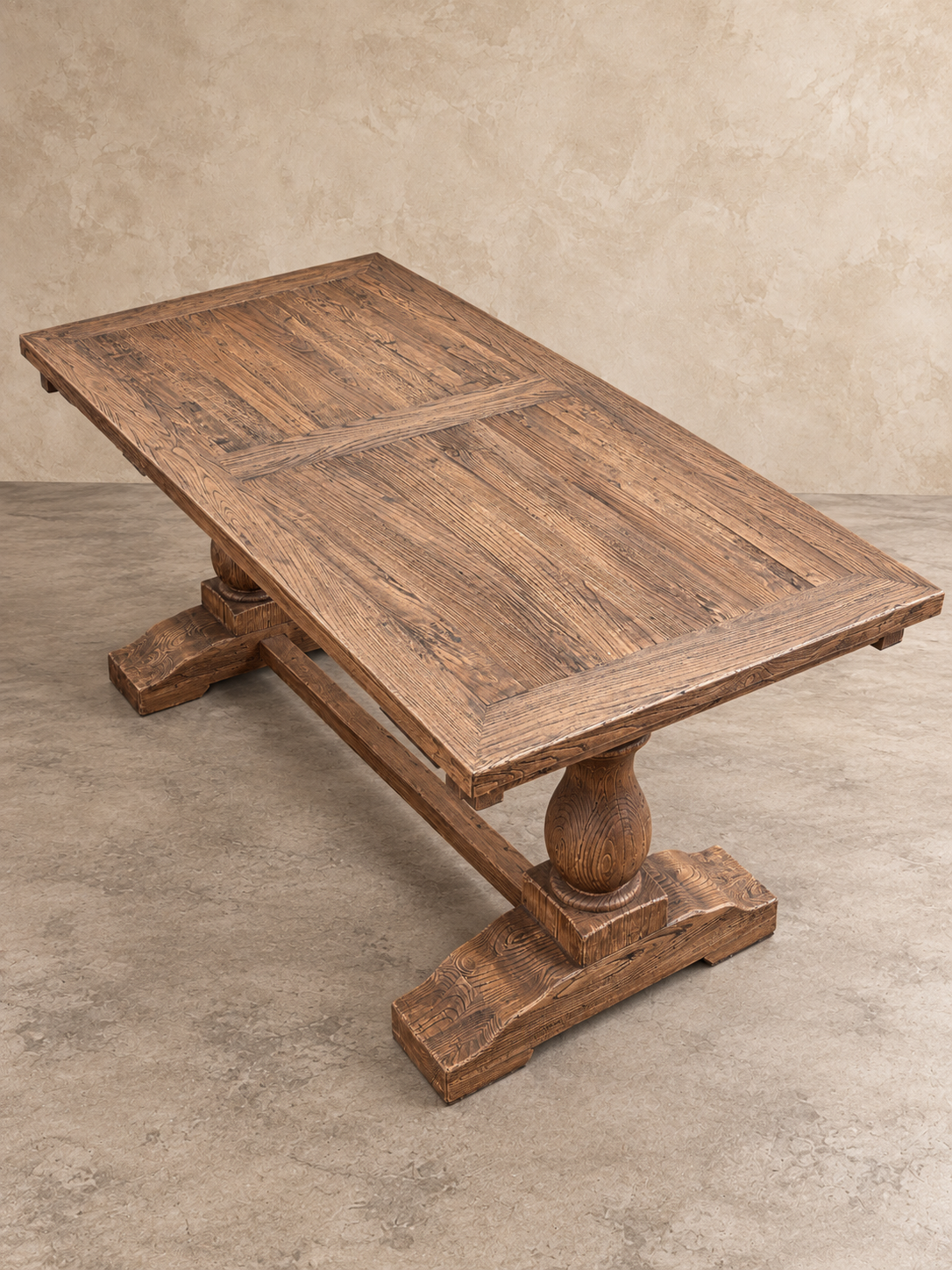 The Hexworthy Reclaimed Elm Extendable Dining Table