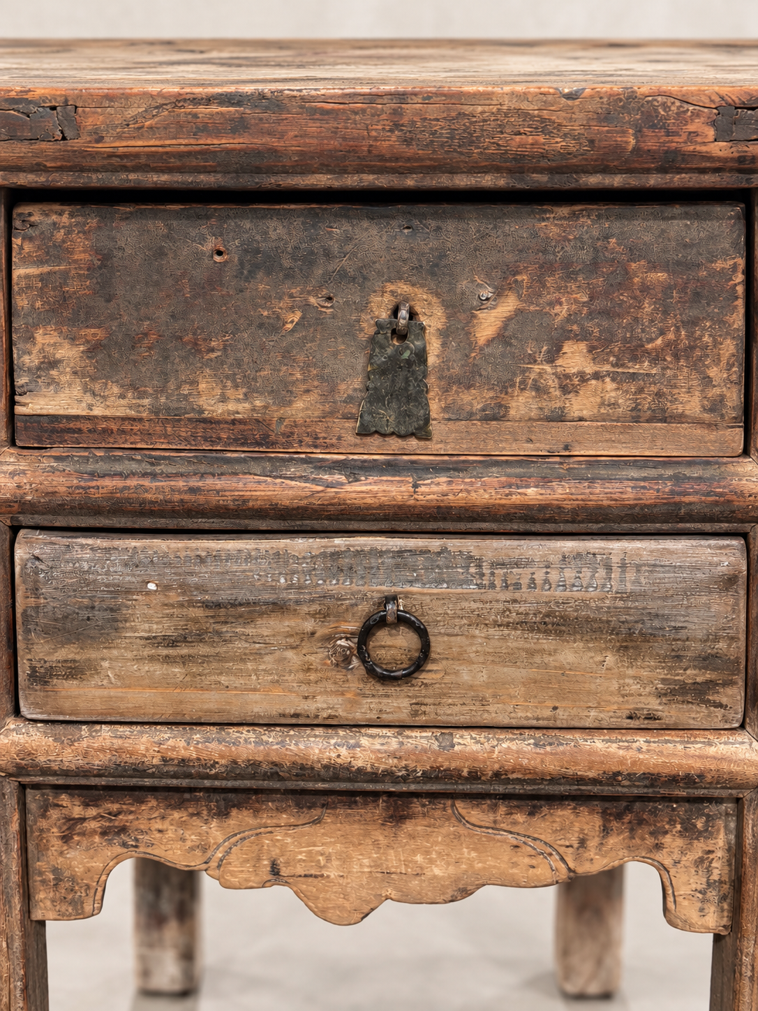 Antique Two Drawer Console
