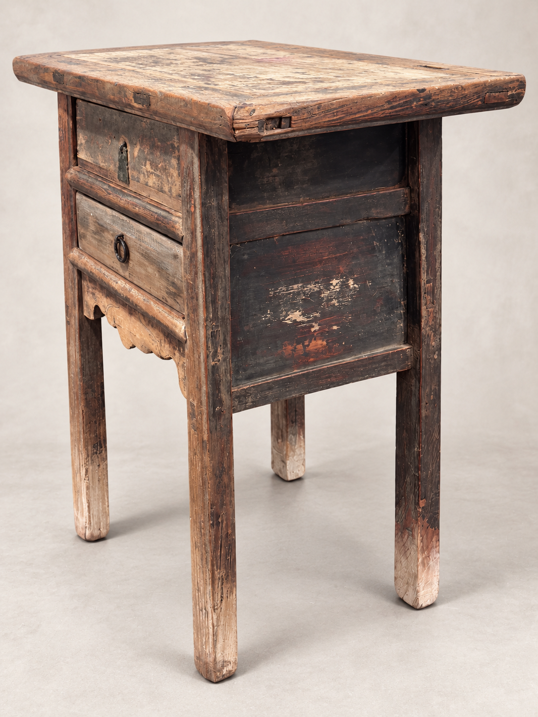 Antique Two Drawer Console