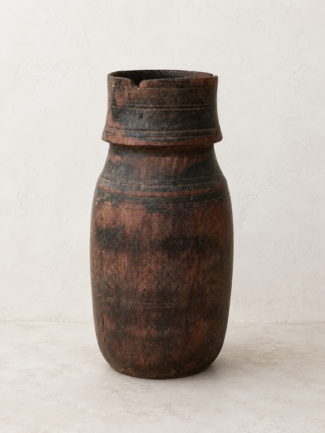 Vintage Wood Himachal Pot