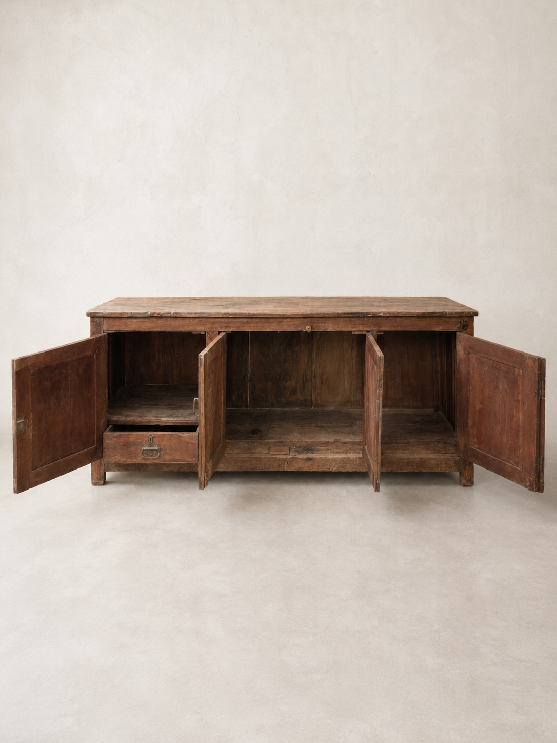 Vintage Indian Teak Sideboard