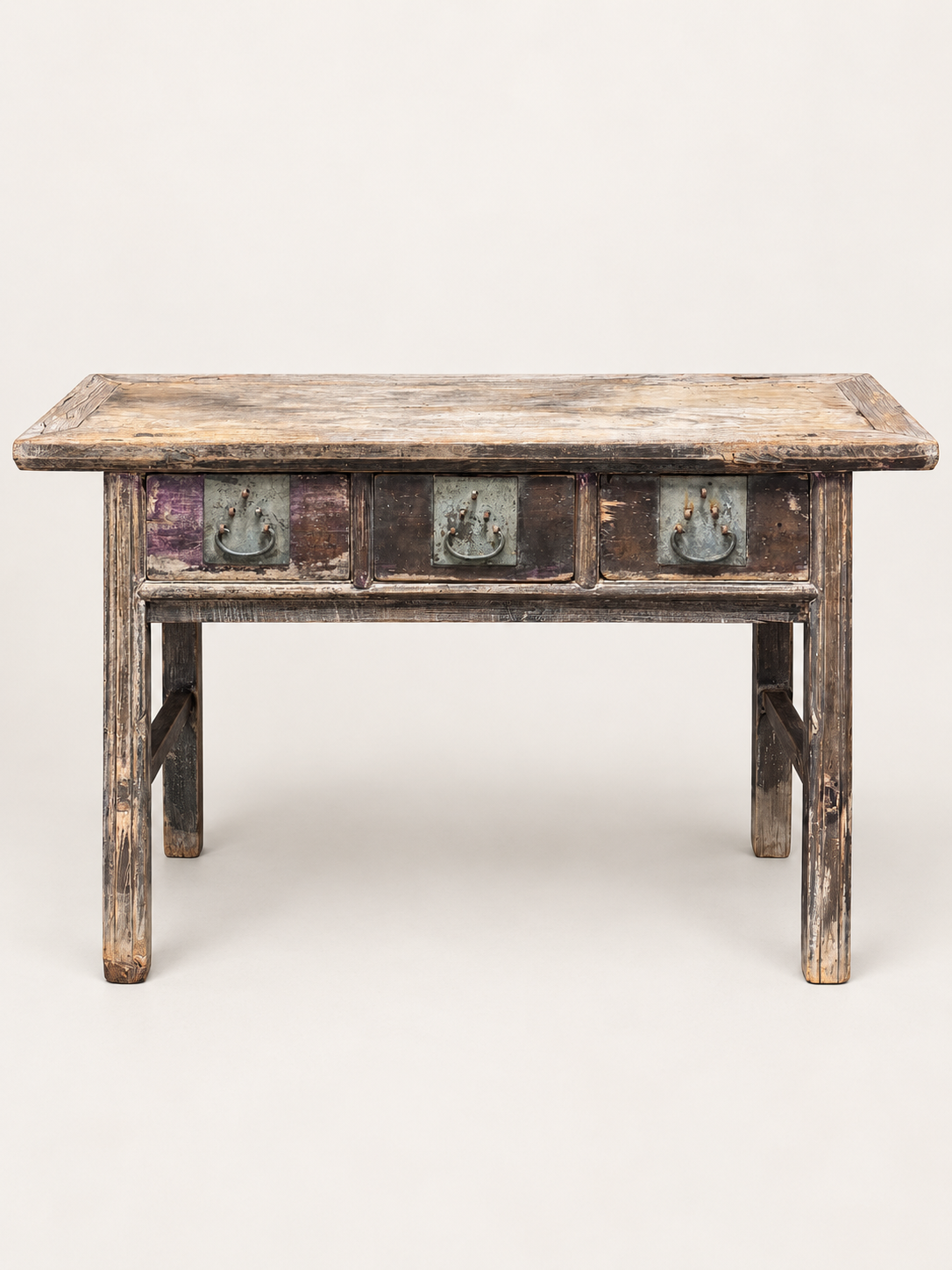 Antique 3 Drawer Console