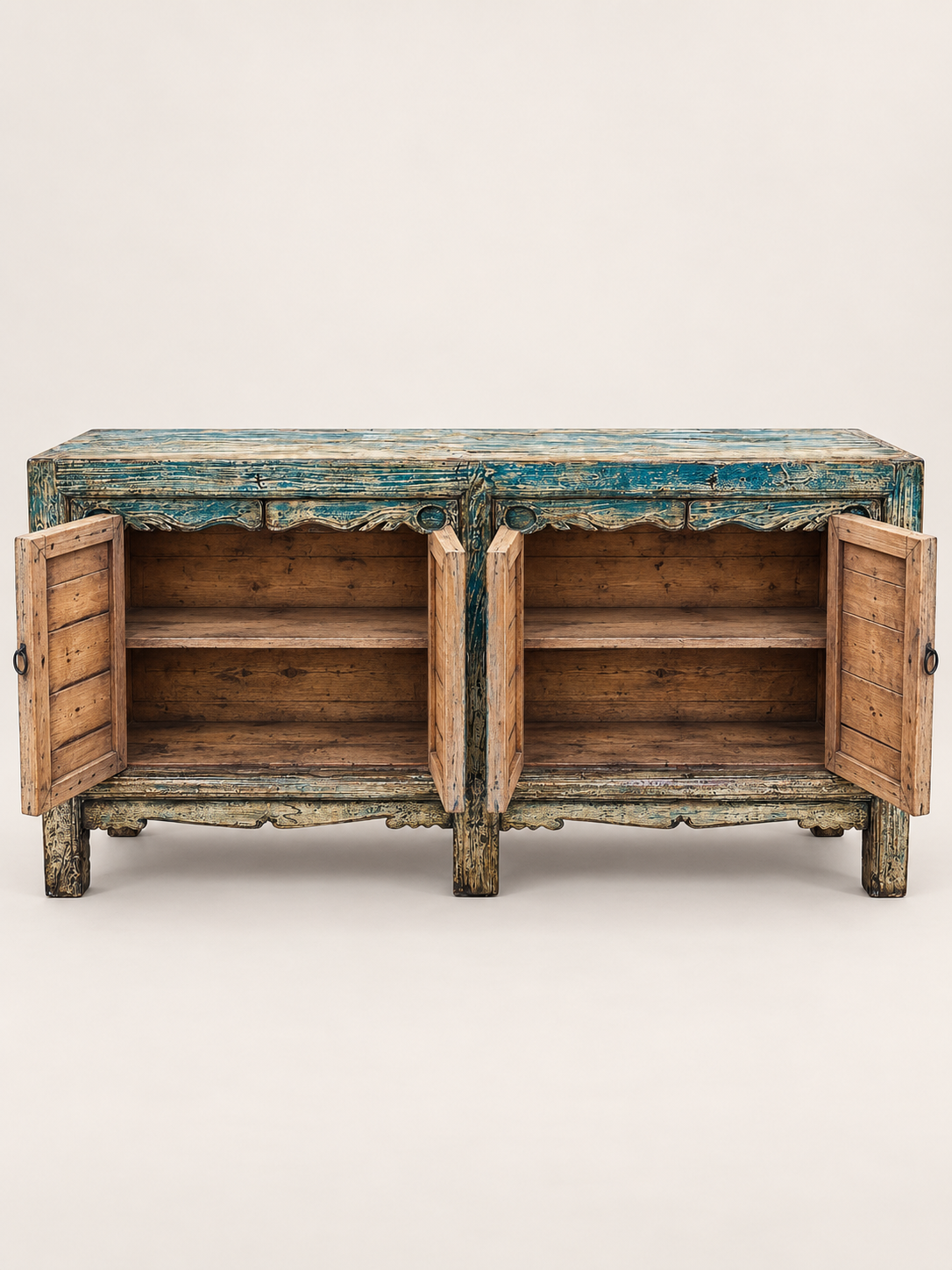 Restored Antique Lacquered Sideboard