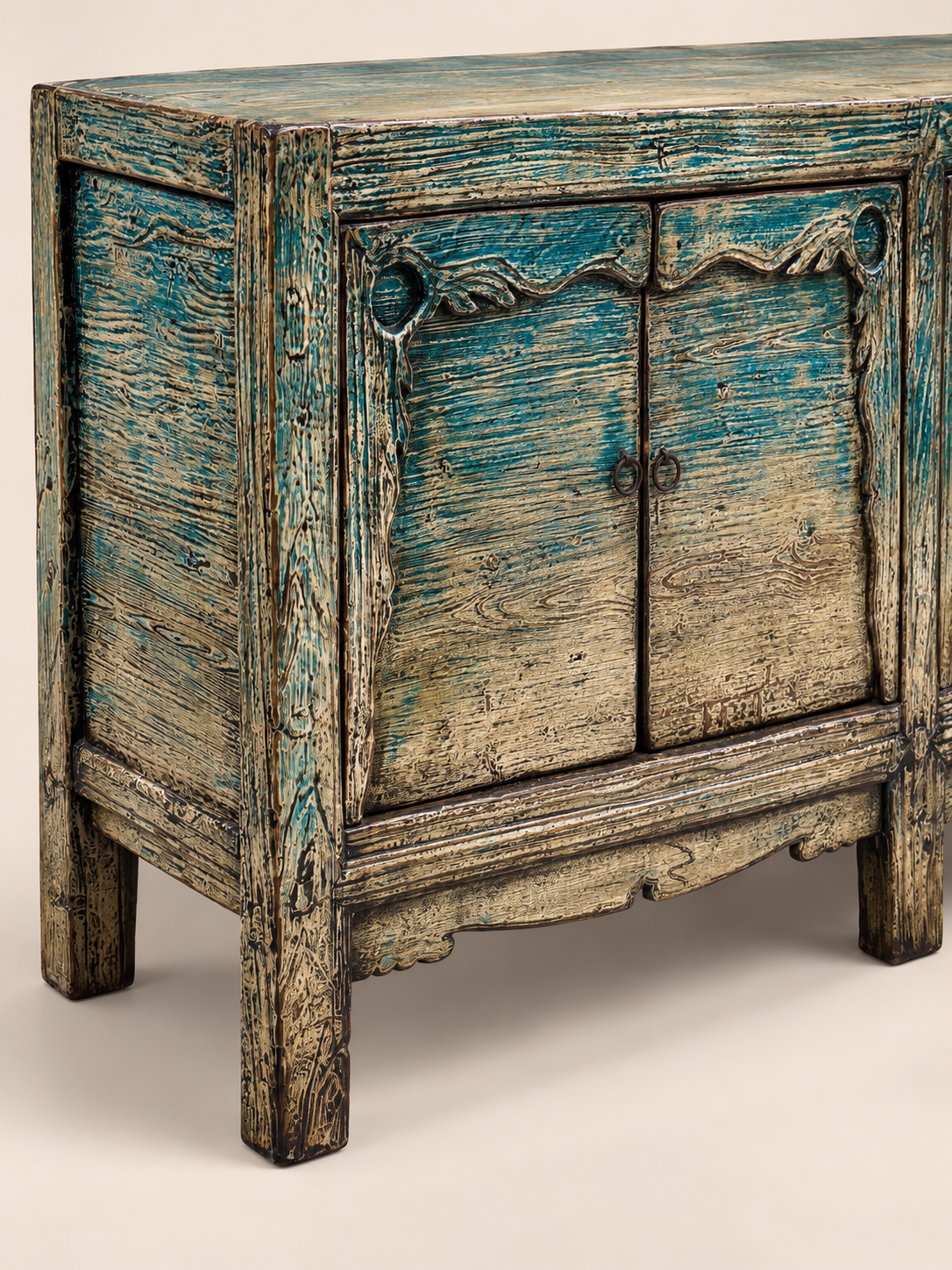 Restored Antique Lacquered Sideboard