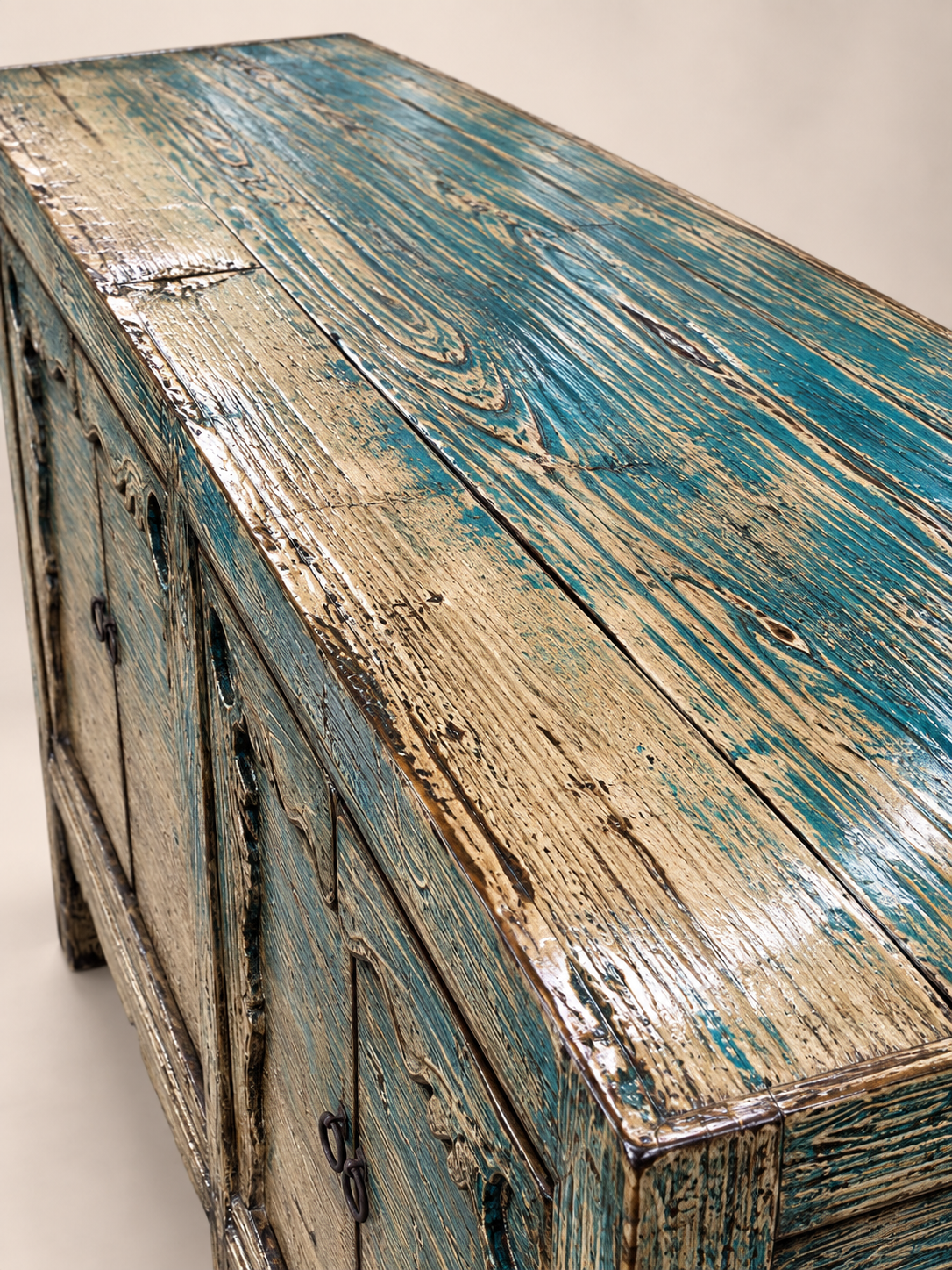 Restored Antique Lacquered Sideboard