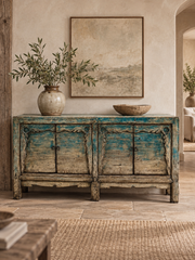 Restored Antique Lacquered Sideboard