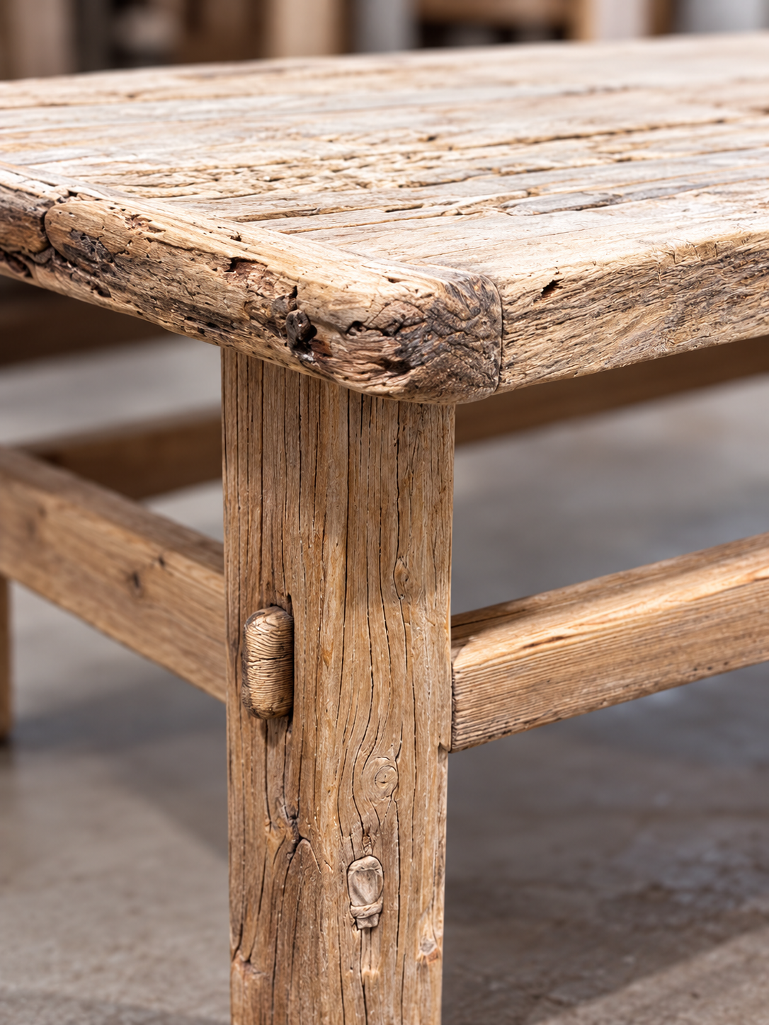 Vintage Elm Coffee Table