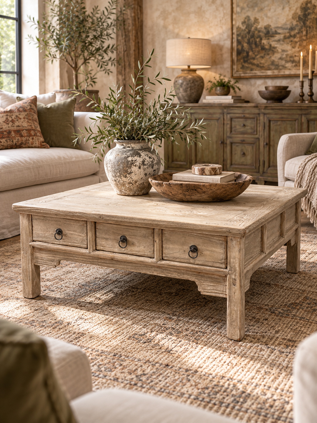 Vintage Bleached Coffee table