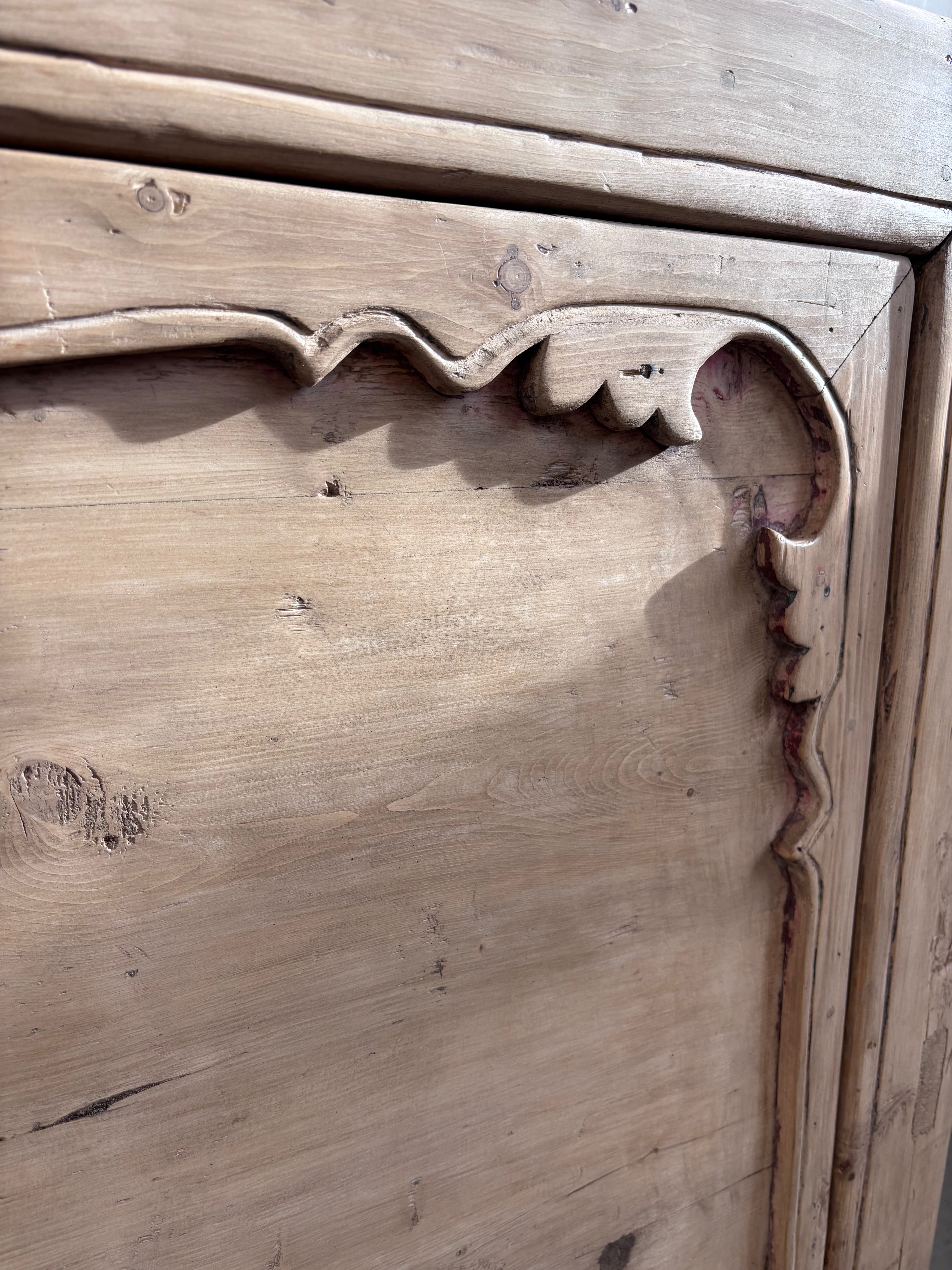 Antique Restored 2 Door Cabinet