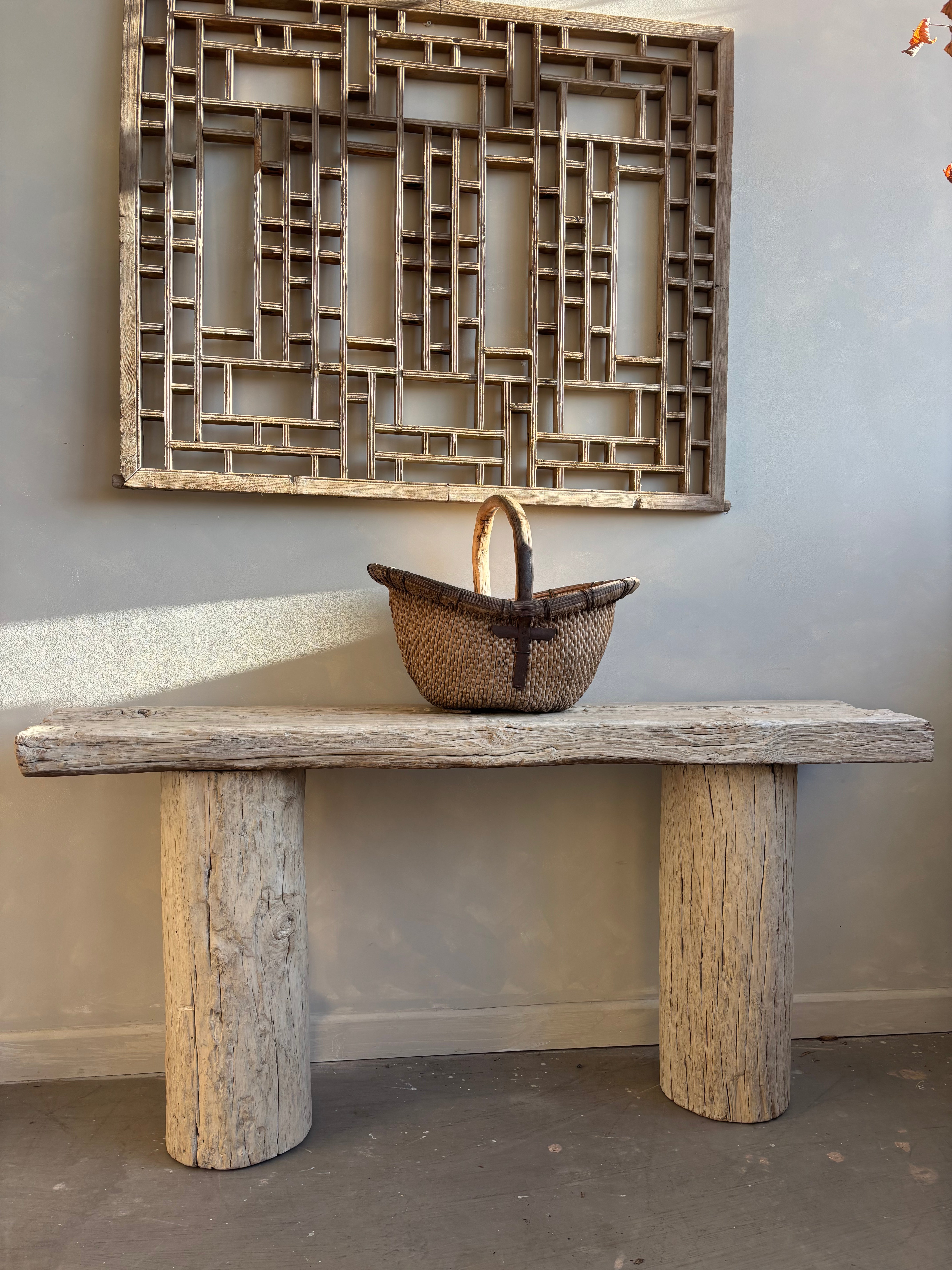 Reclaimed Elm Console Table