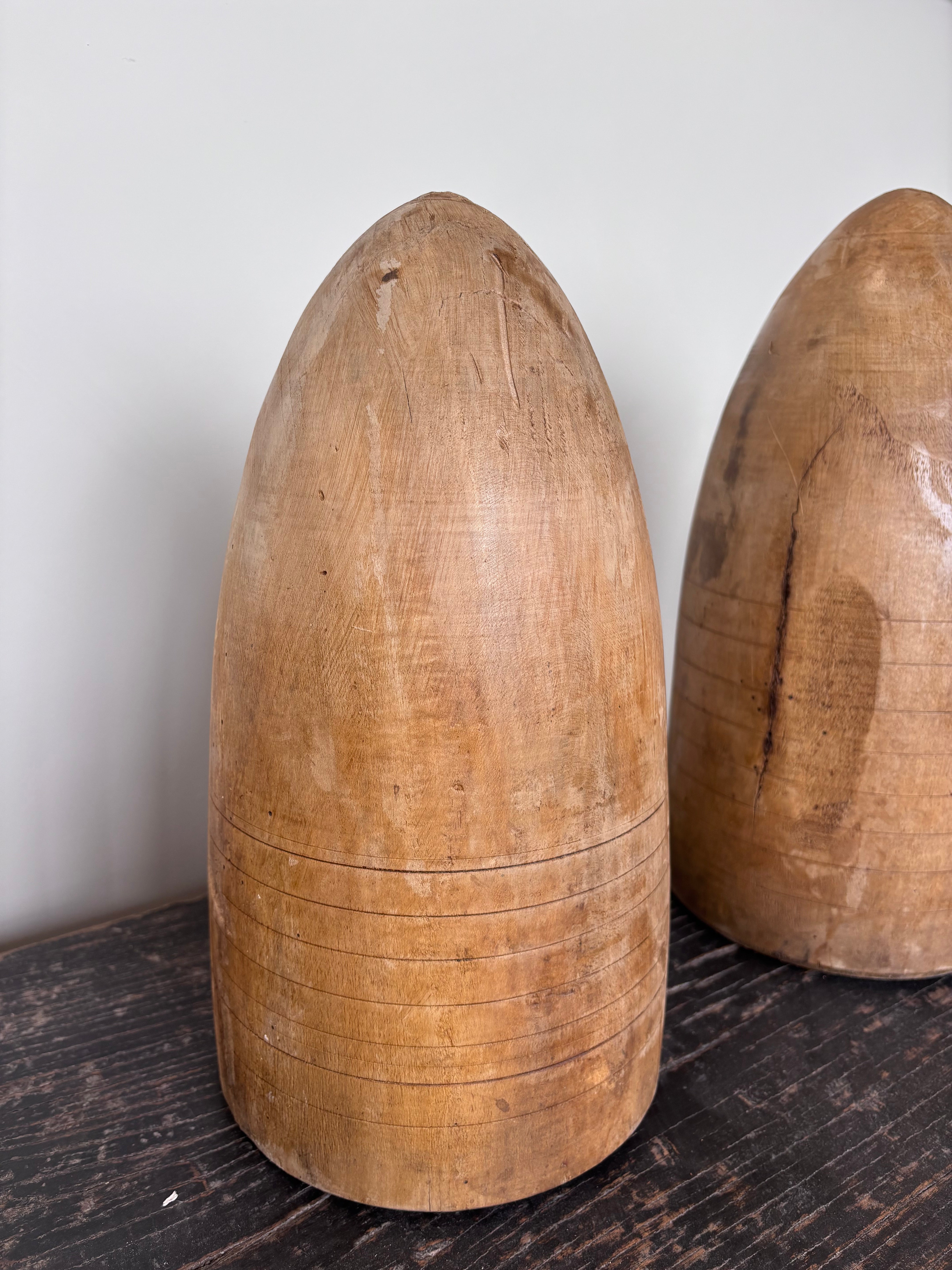 Vintage Wood Milliners Hat Mold