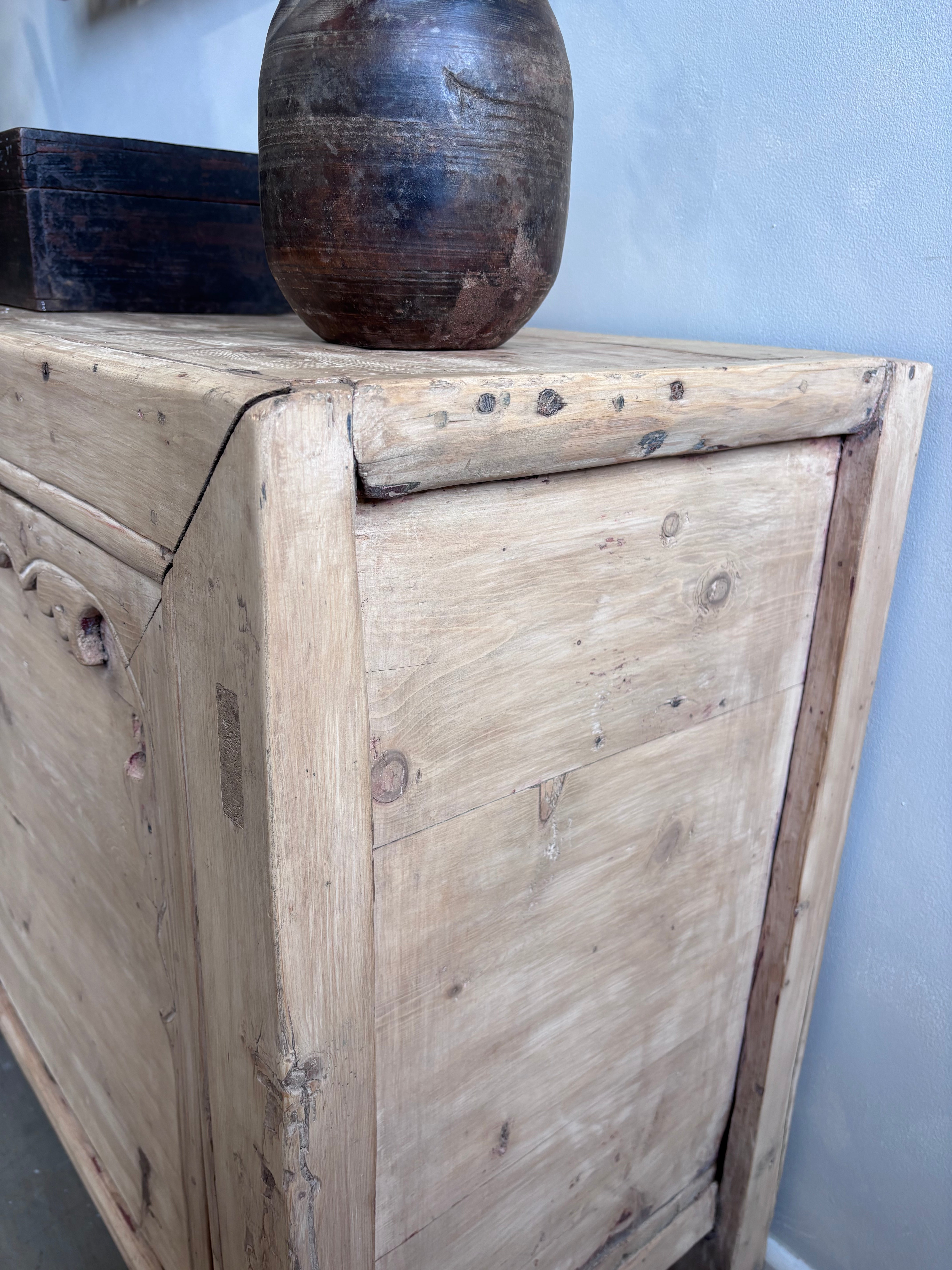 Antique Restored 2 Door Cabinet
