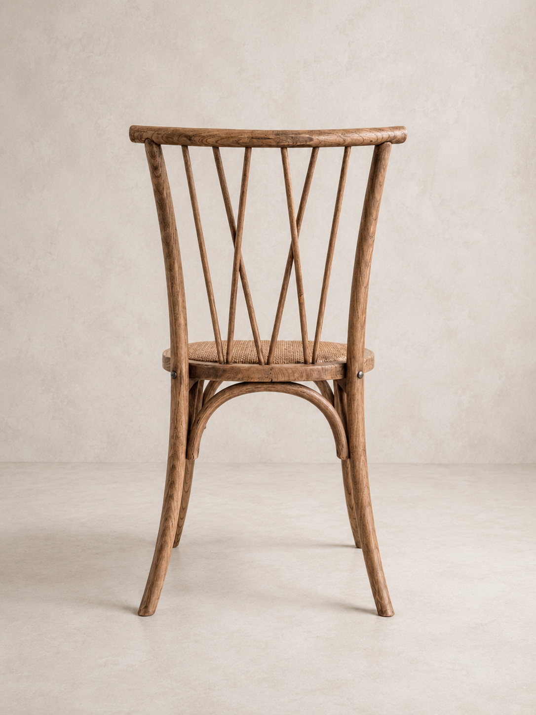 Oak Candlestick Bistro Dining Chair