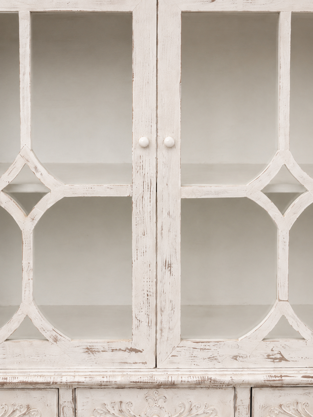 Provence Glass Door Cabinet