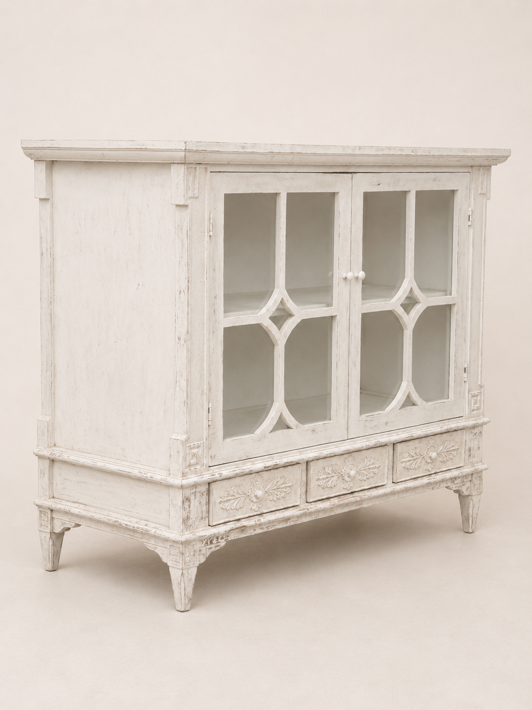 Provence Glass Door Cabinet