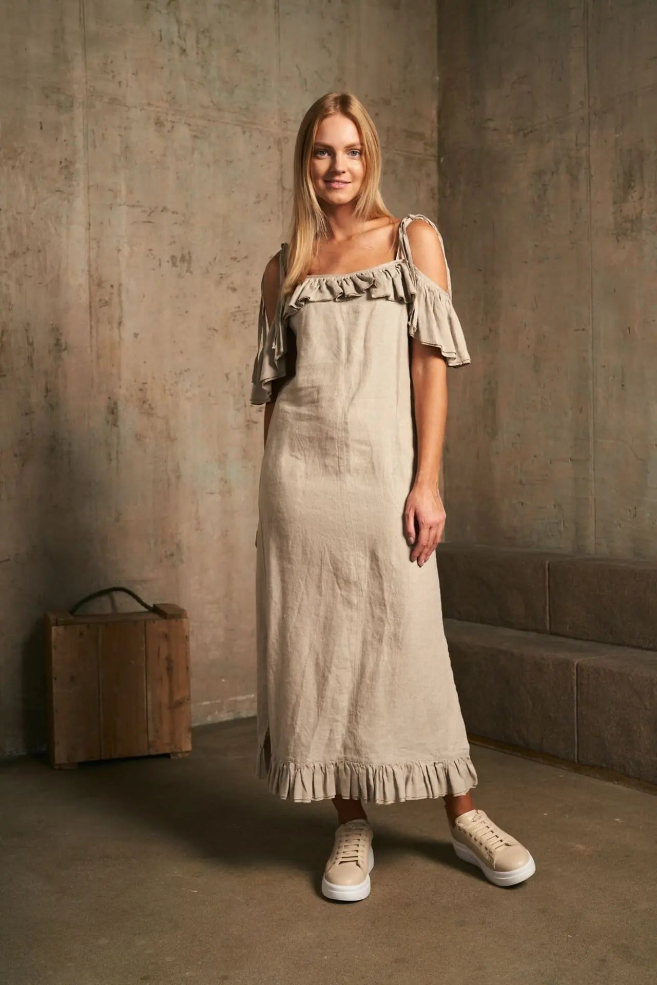 Natural Linen Dress