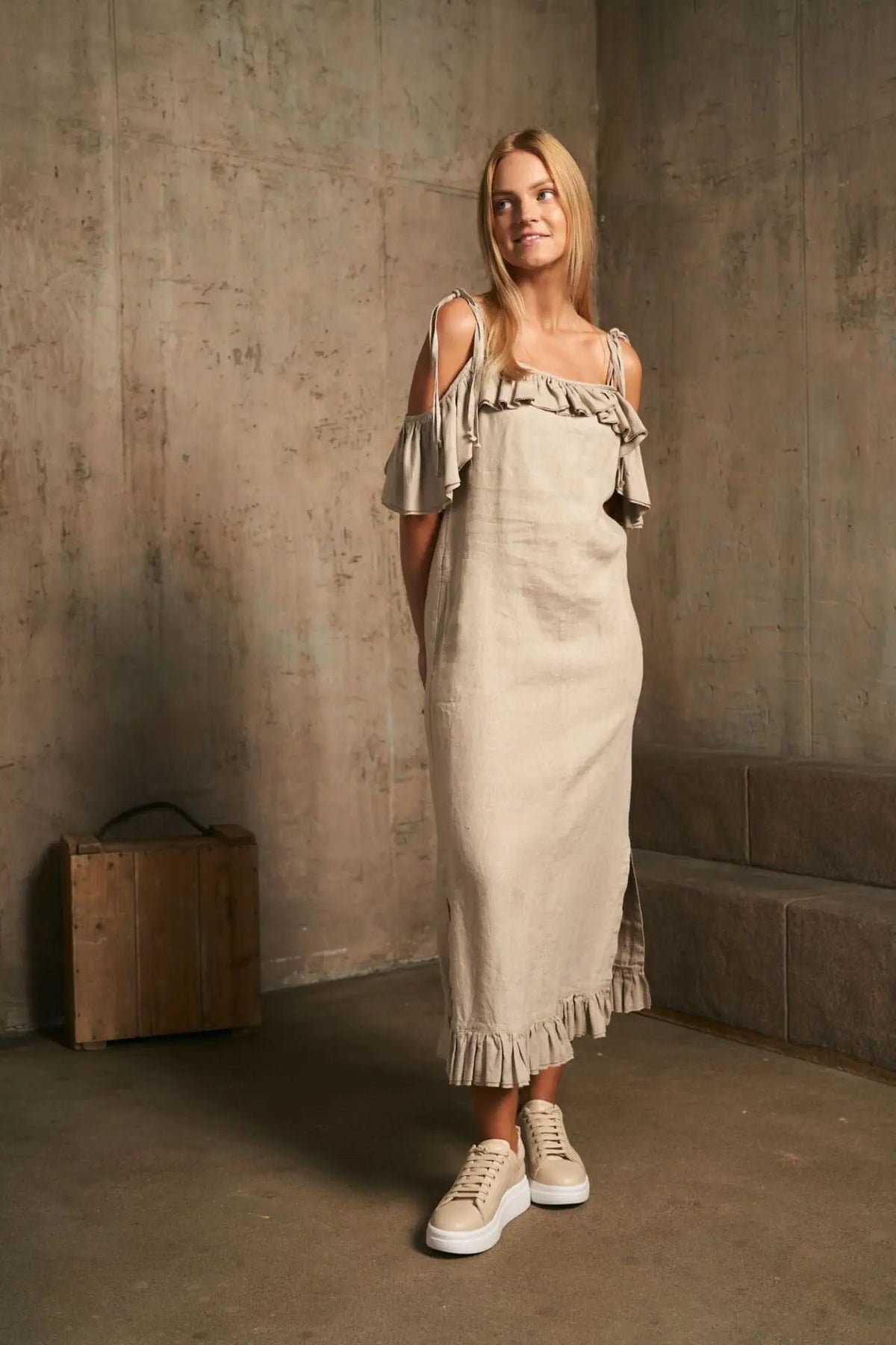Natural Linen Dress
