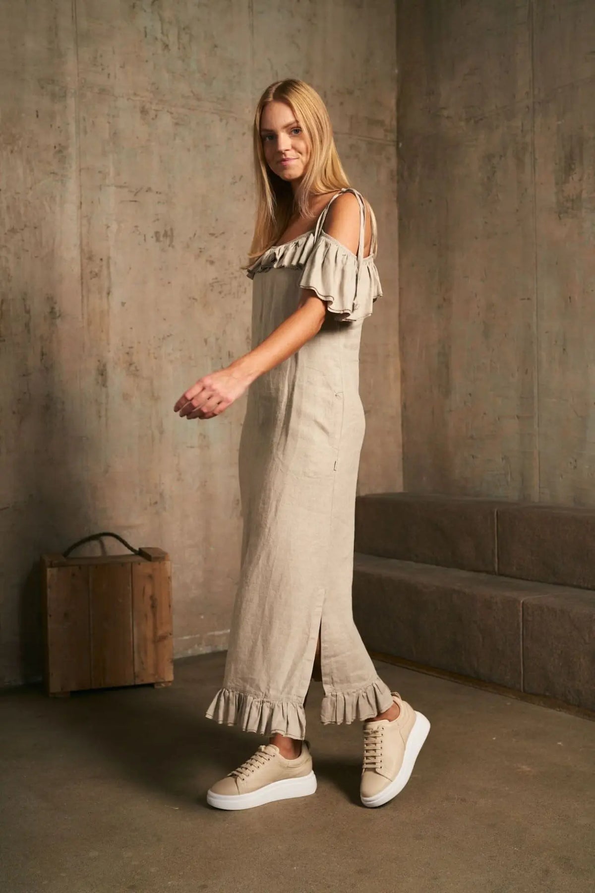 Natural Linen Dress