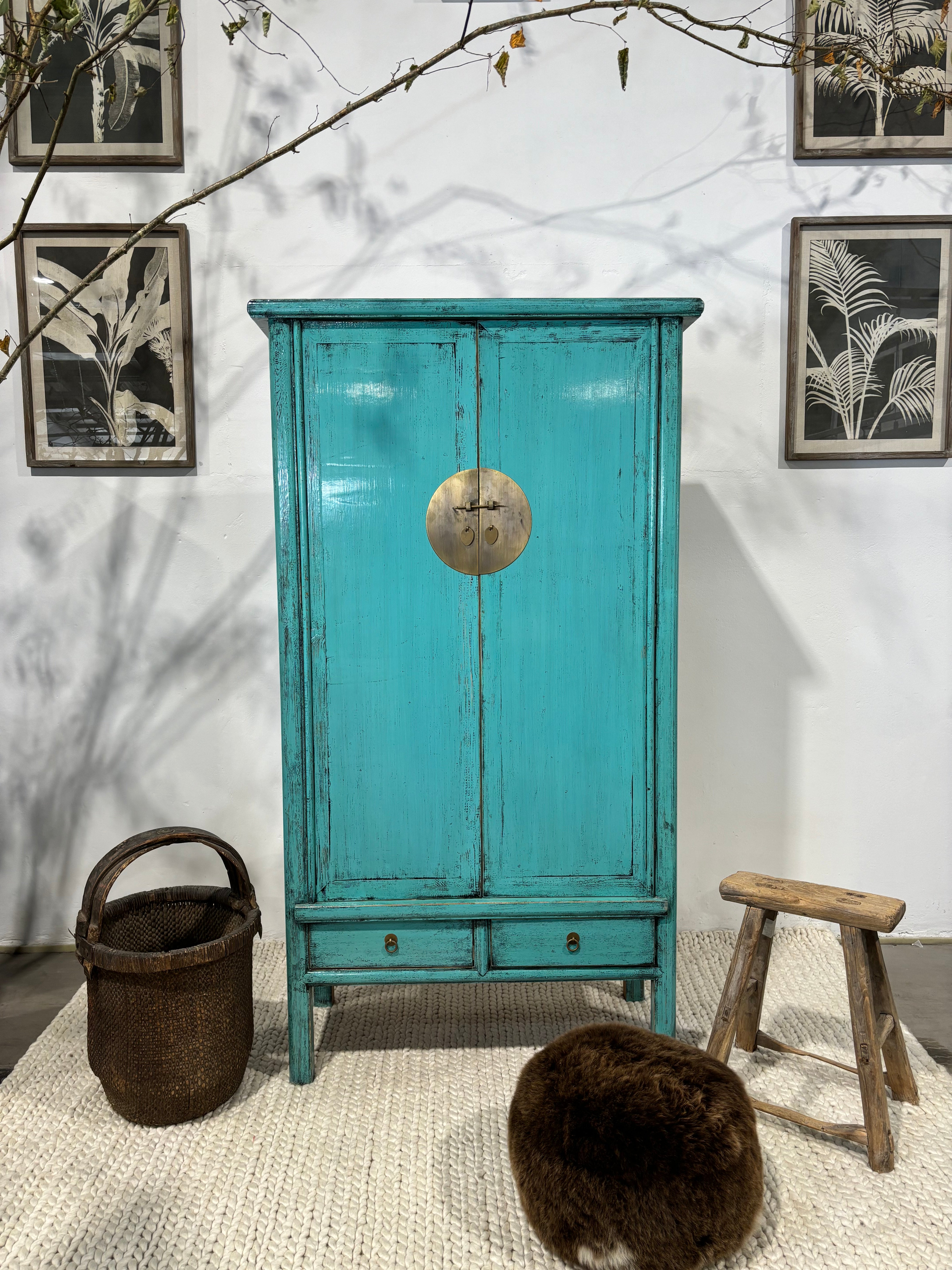 Turquoise Wedding Cabinet