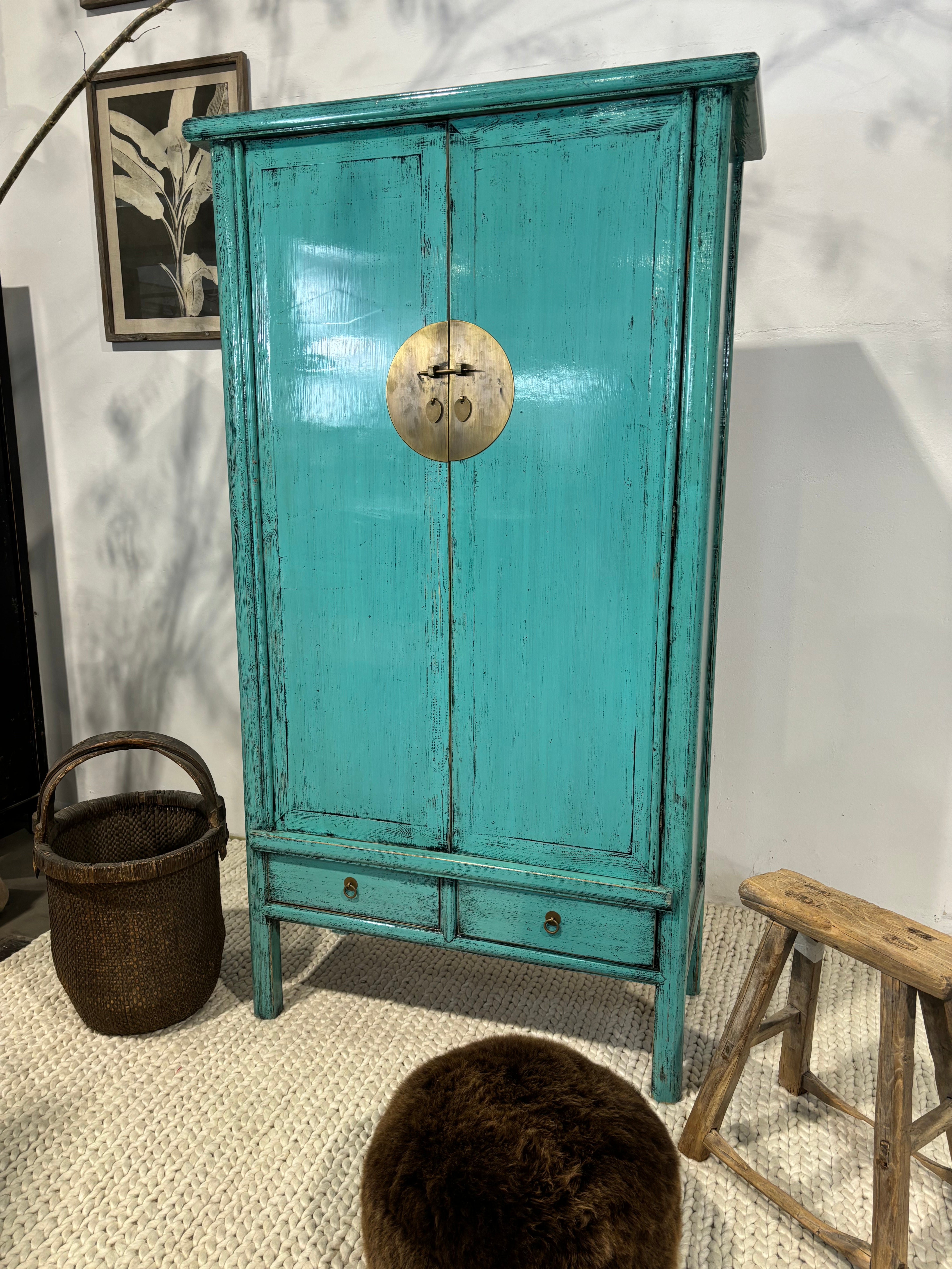 Turquoise Wedding Cabinet