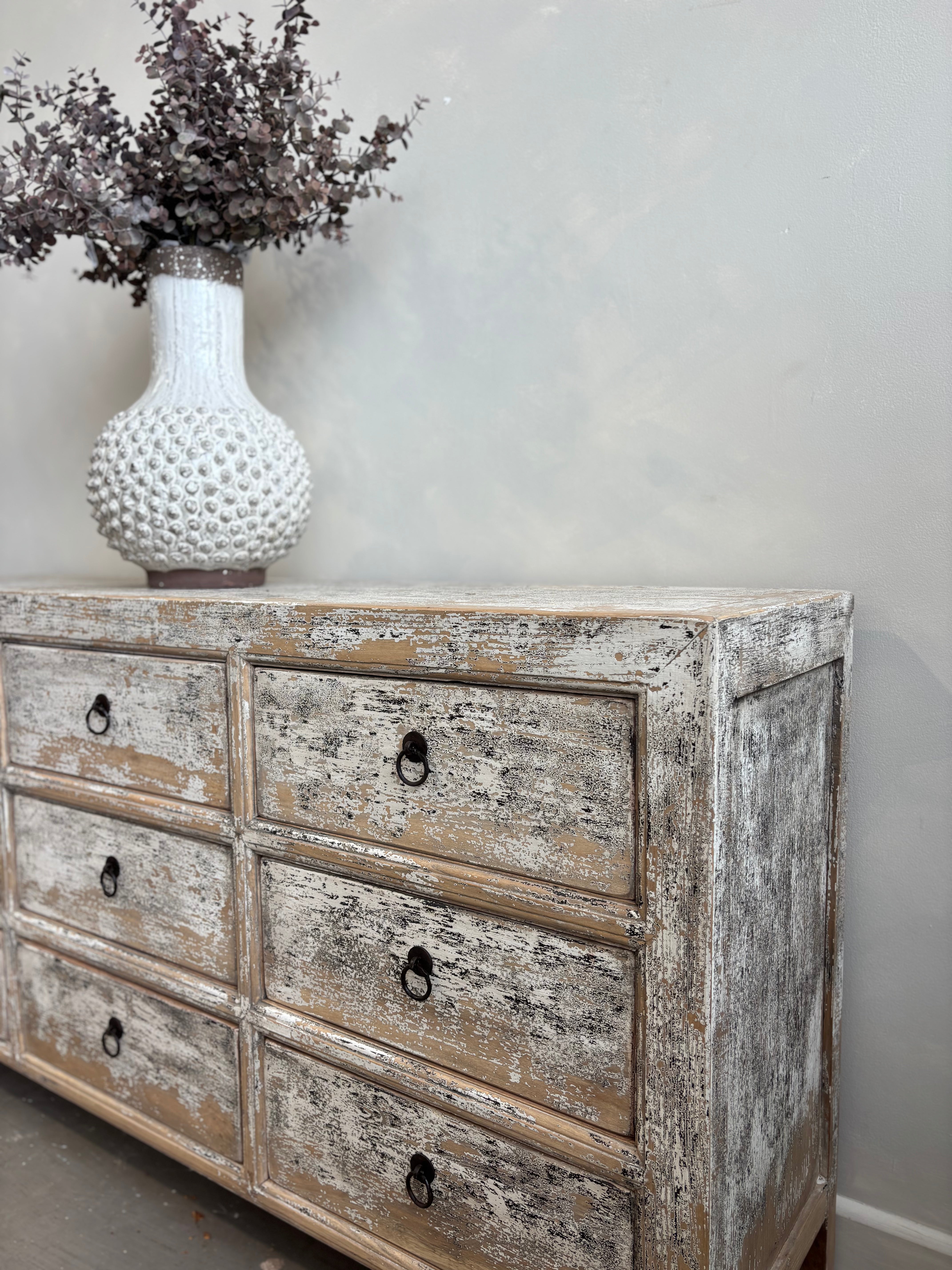 Reclaimed Nine Drawer Sideboard
