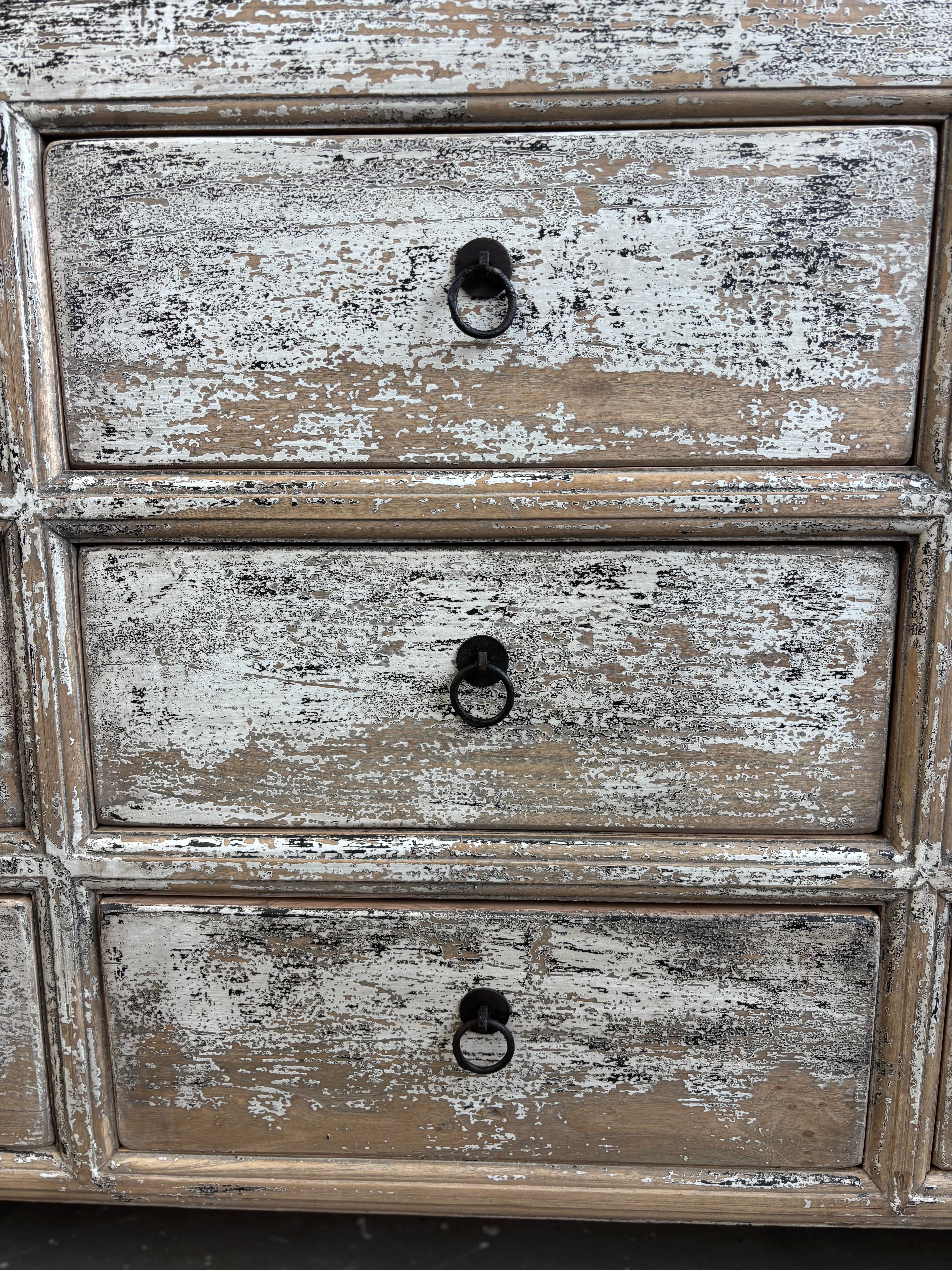 Reclaimed Nine Drawer Sideboard