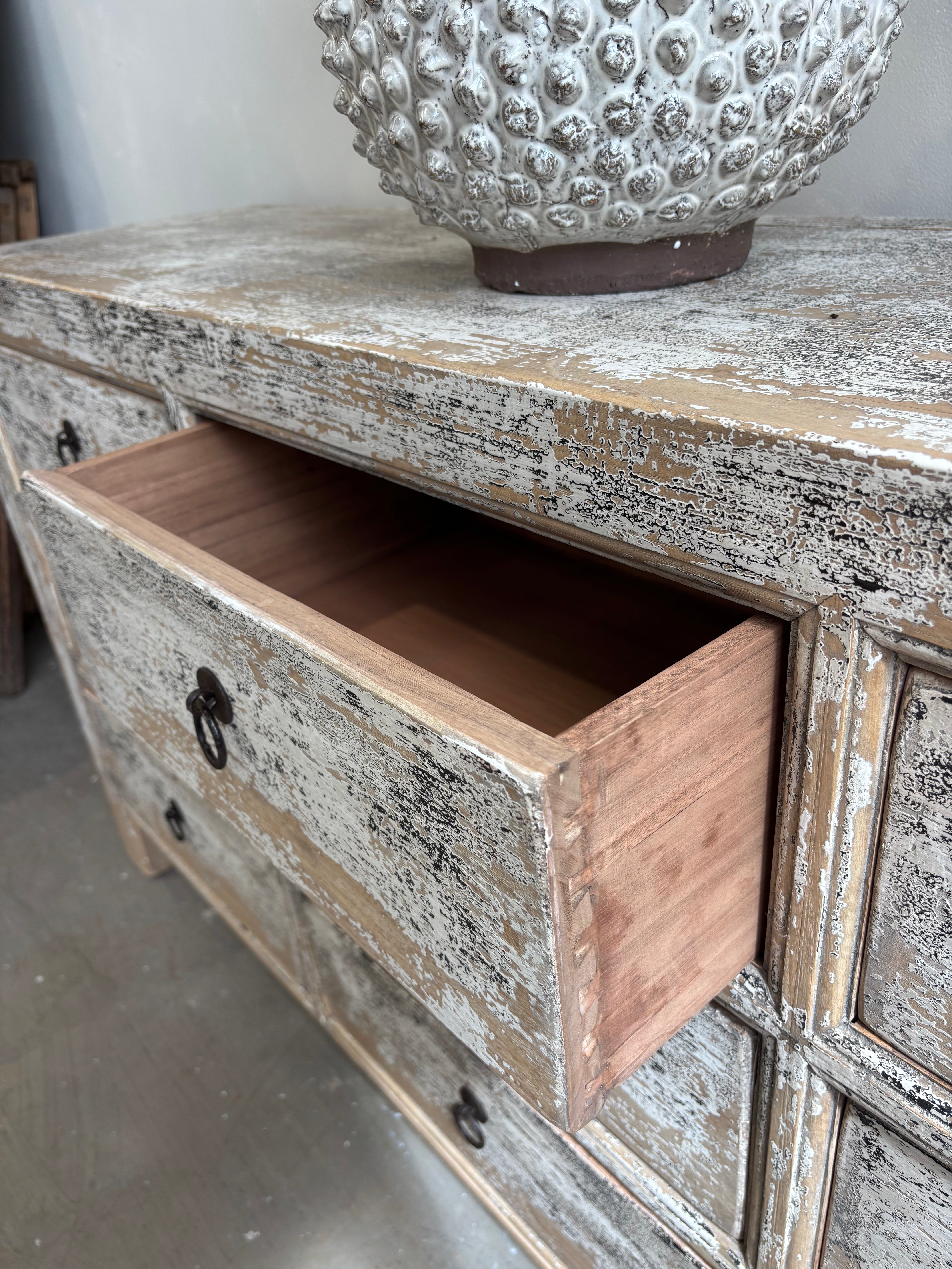Reclaimed Nine Drawer Sideboard