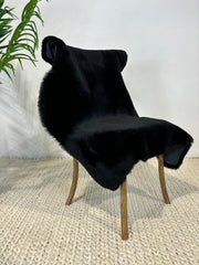 Suffolk Rambouillet Cross Black Sheepskin