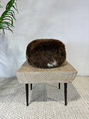 British Rare Breed Sheepskin Pouffe
