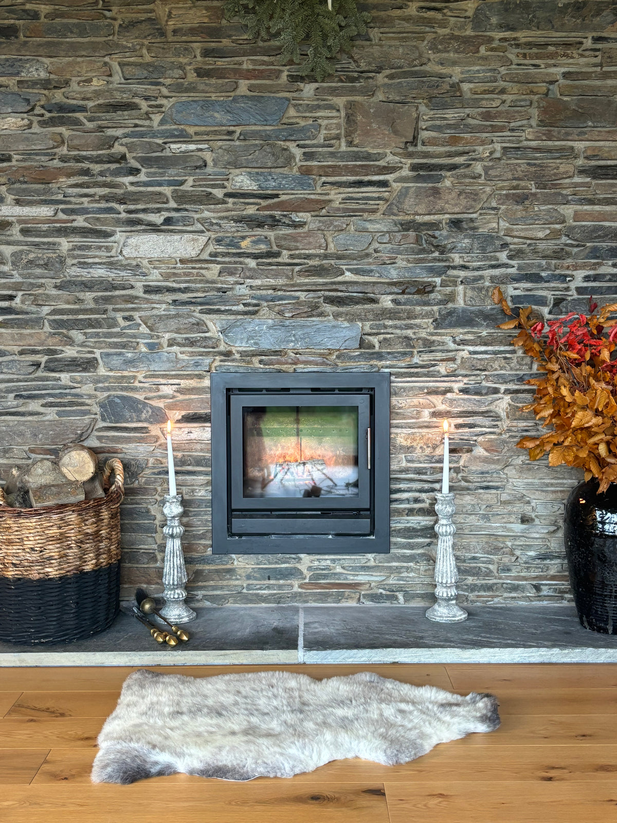 British Rare Breed Sheepskin Grey Tones