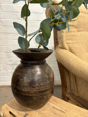 Vintage Wood Himachal Pot