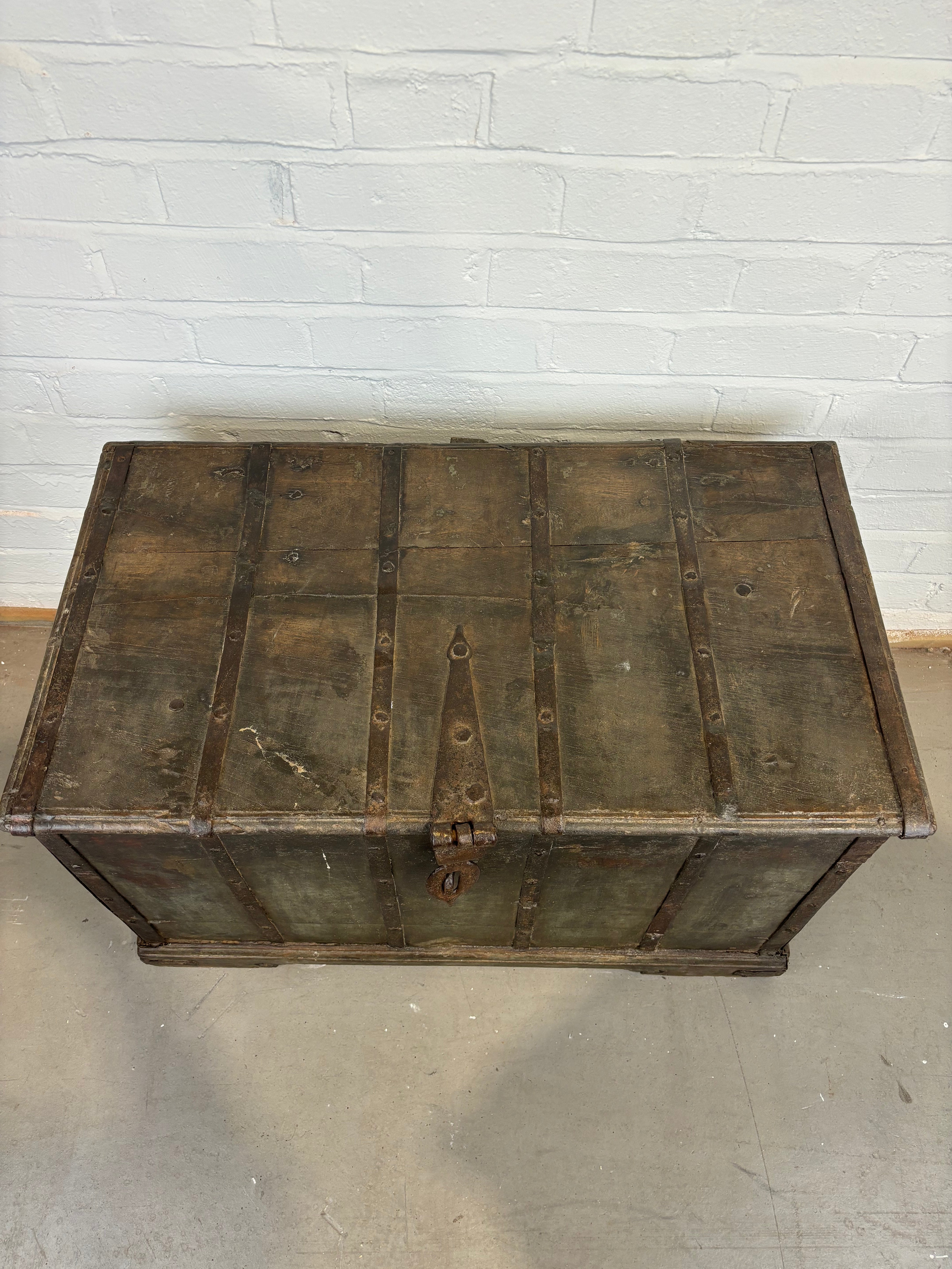 Vintage Indian Dowry Chest