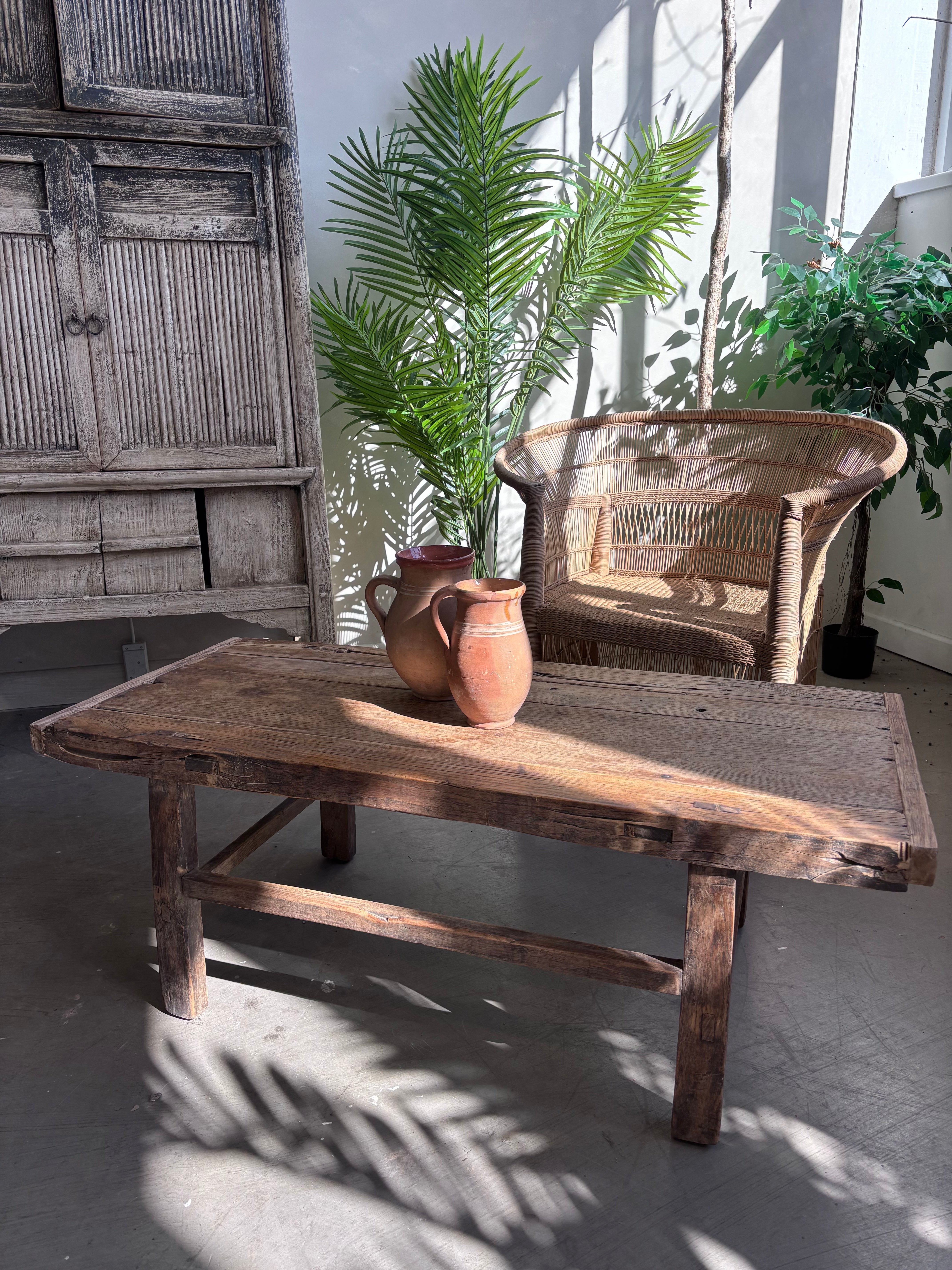 Vintage Elm Coffee Table (Small)