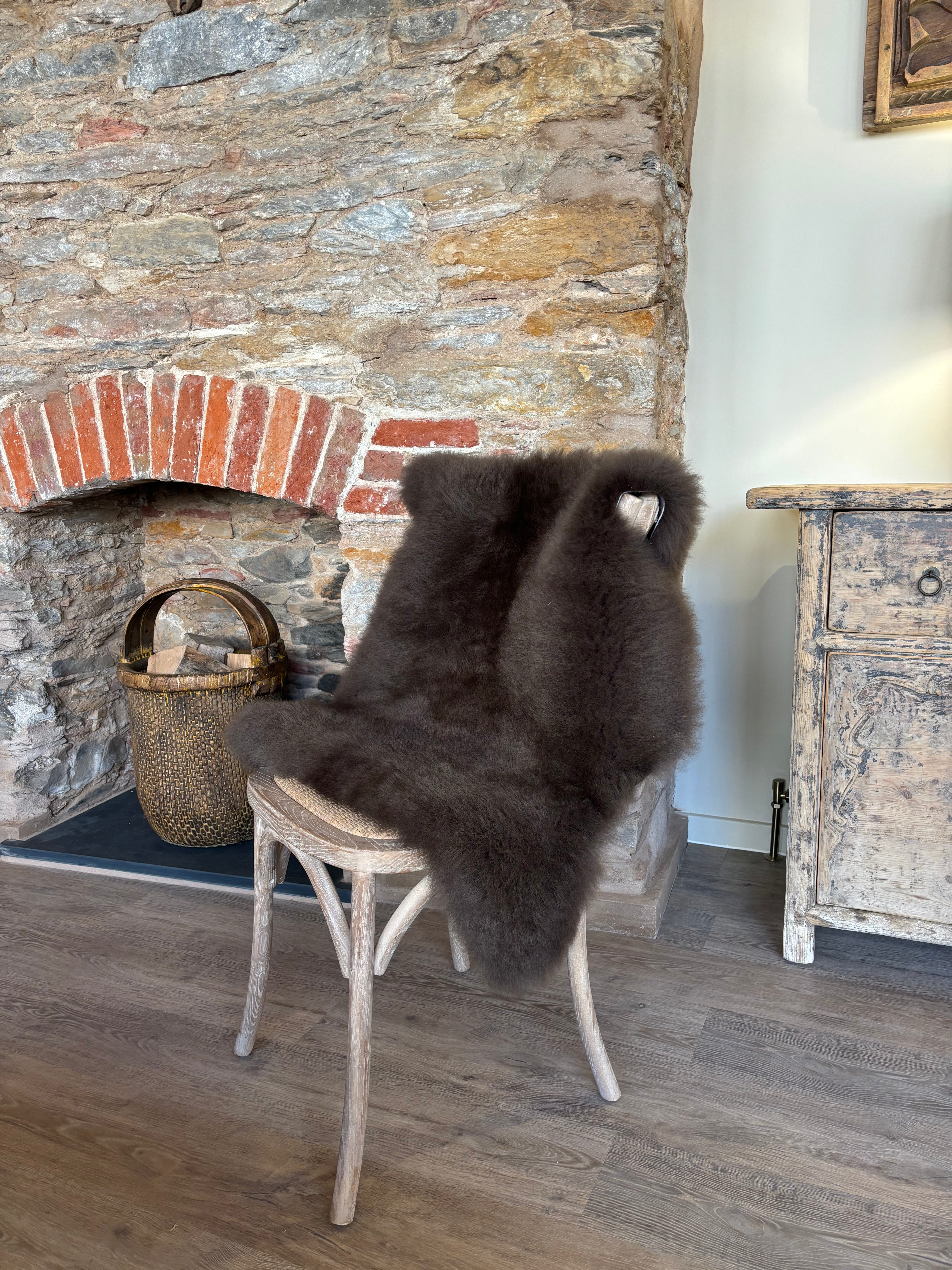 Mink Brown Sheepskin
