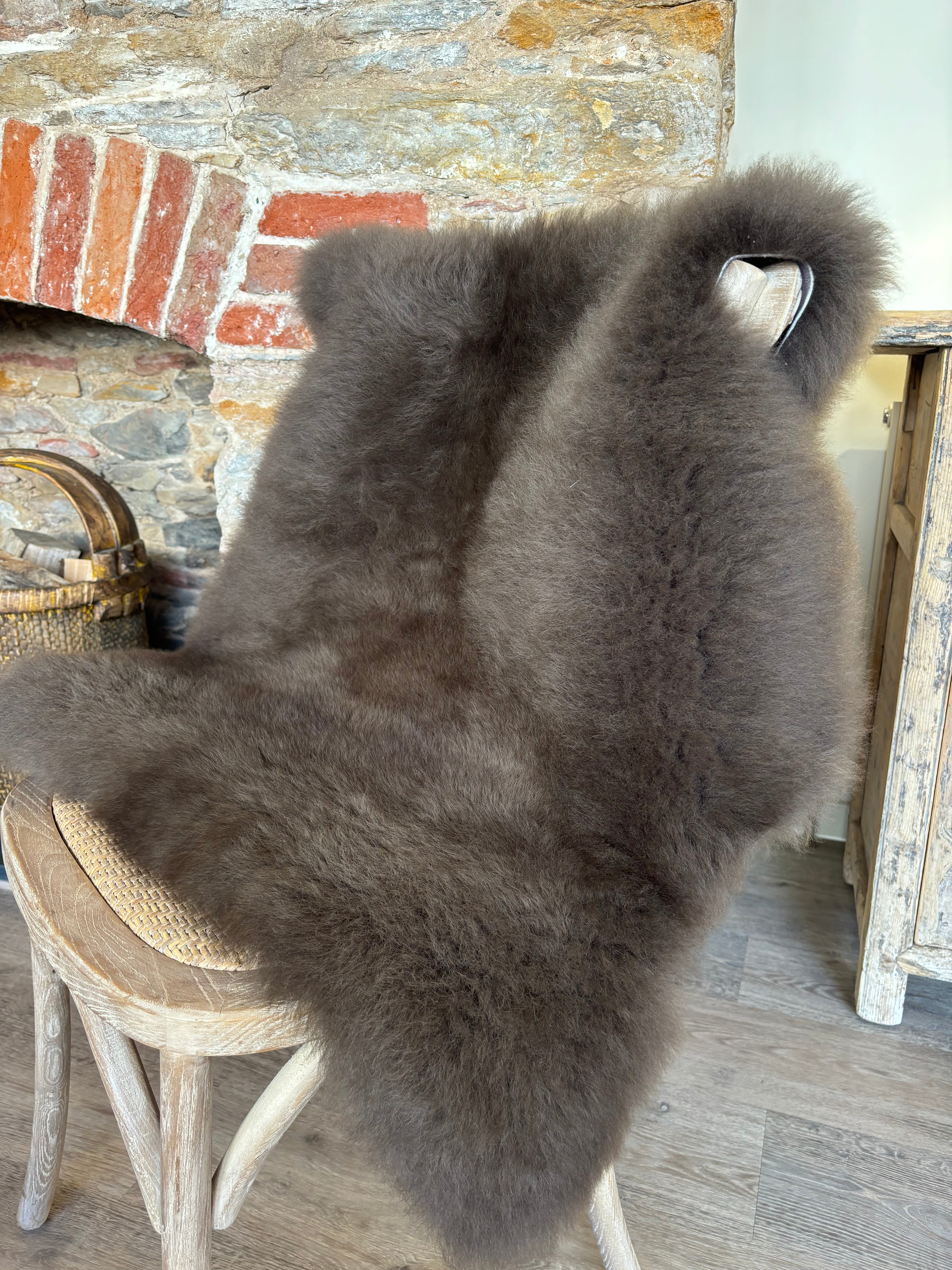 Mink Brown Sheepskin