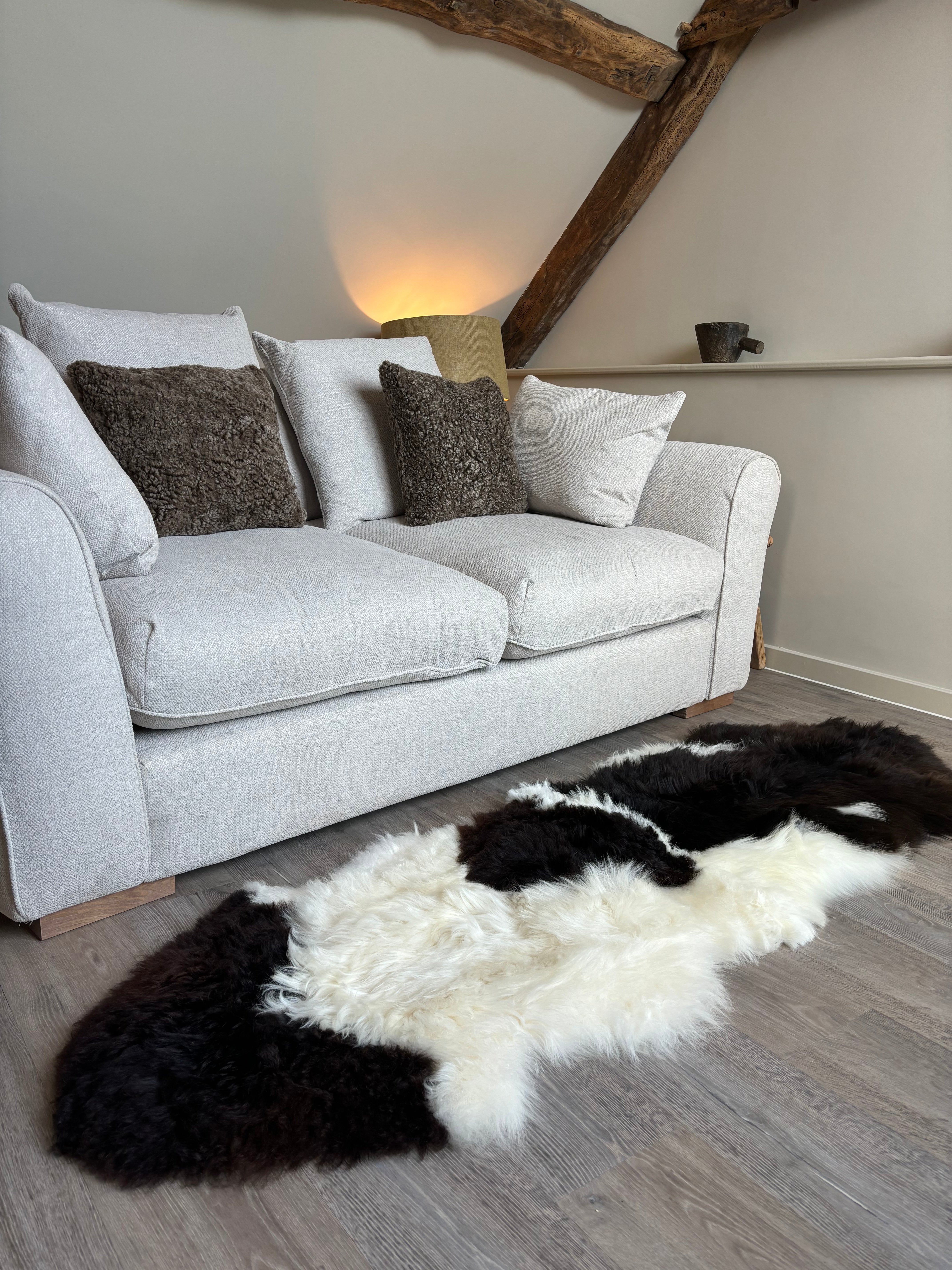 Double Himalayan Rare Breed Sheepskin