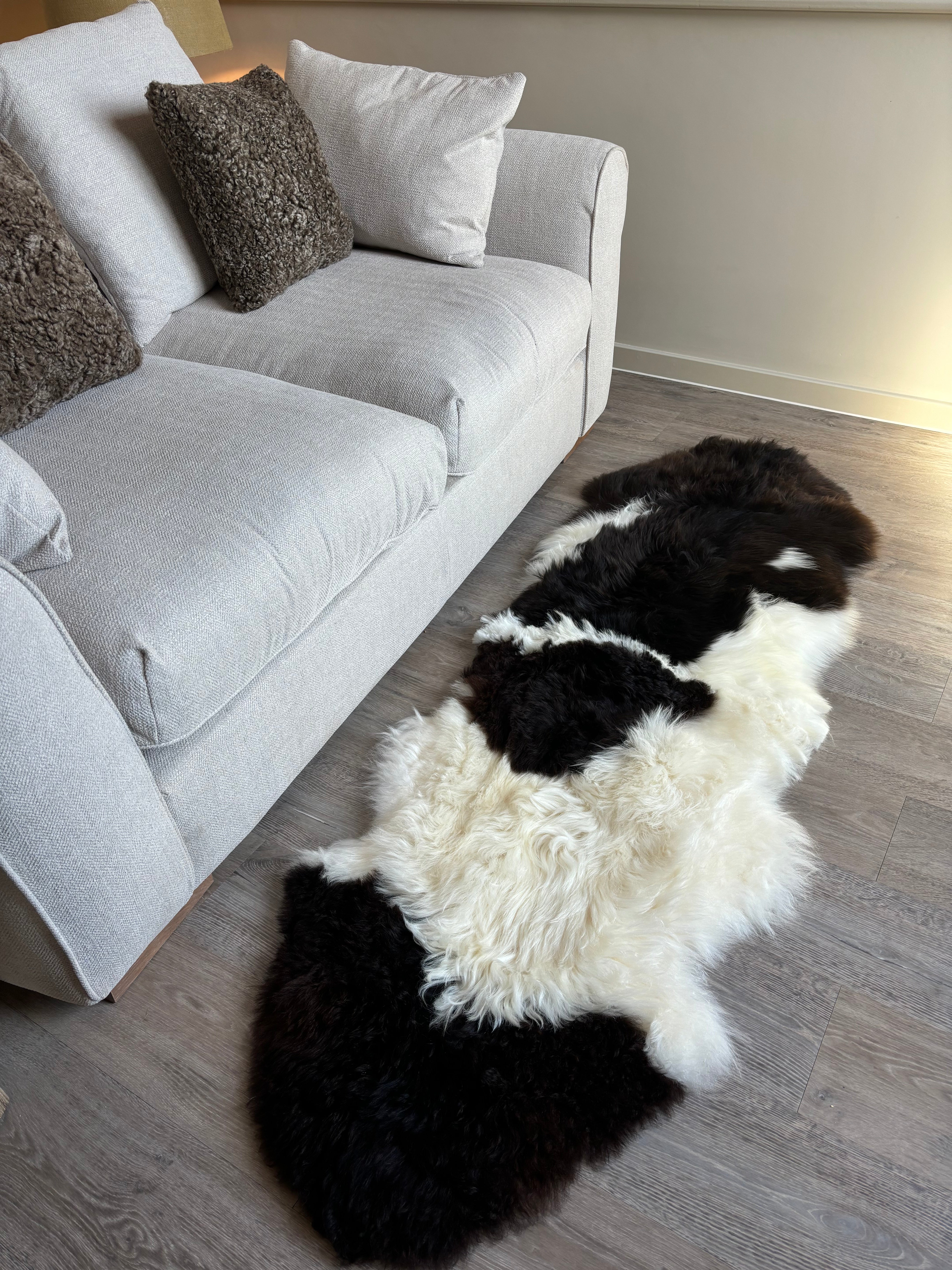 Double Himalayan Rare Breed Sheepskin