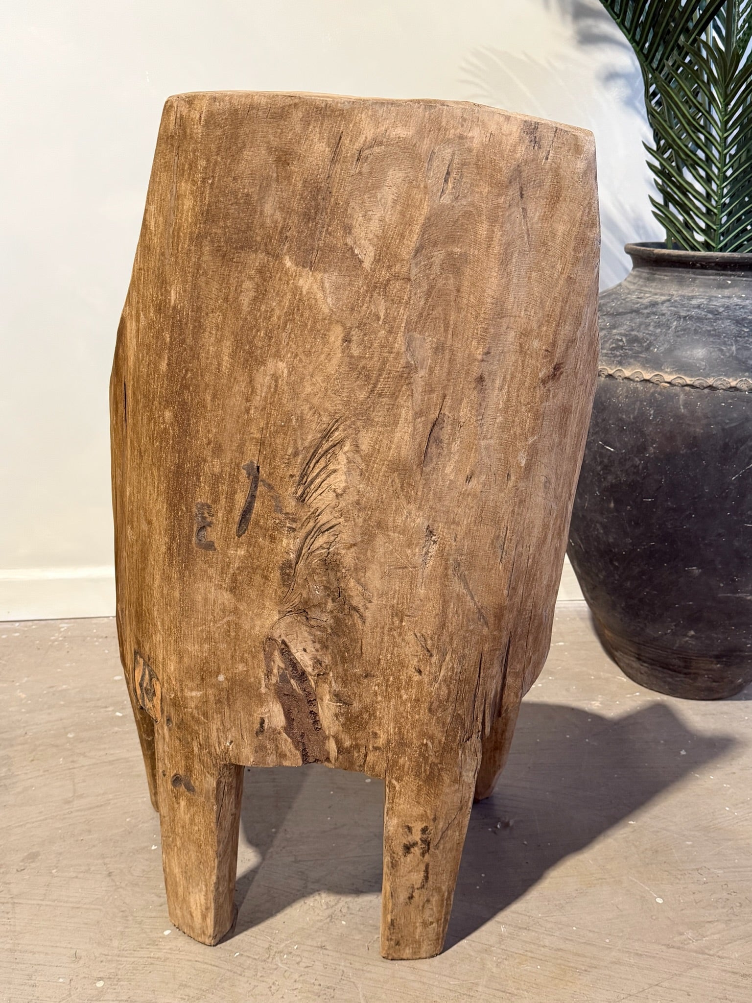 Tribal Nagaland Dug Out Chair