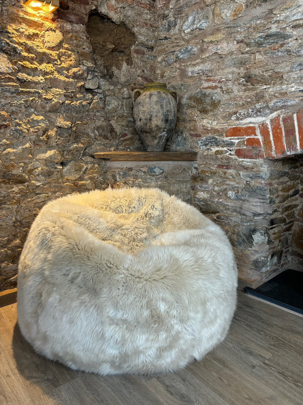 Giant Sheepskin Beanbag