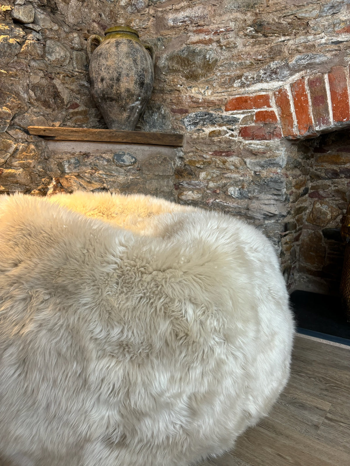 Giant Sheepskin Beanbag