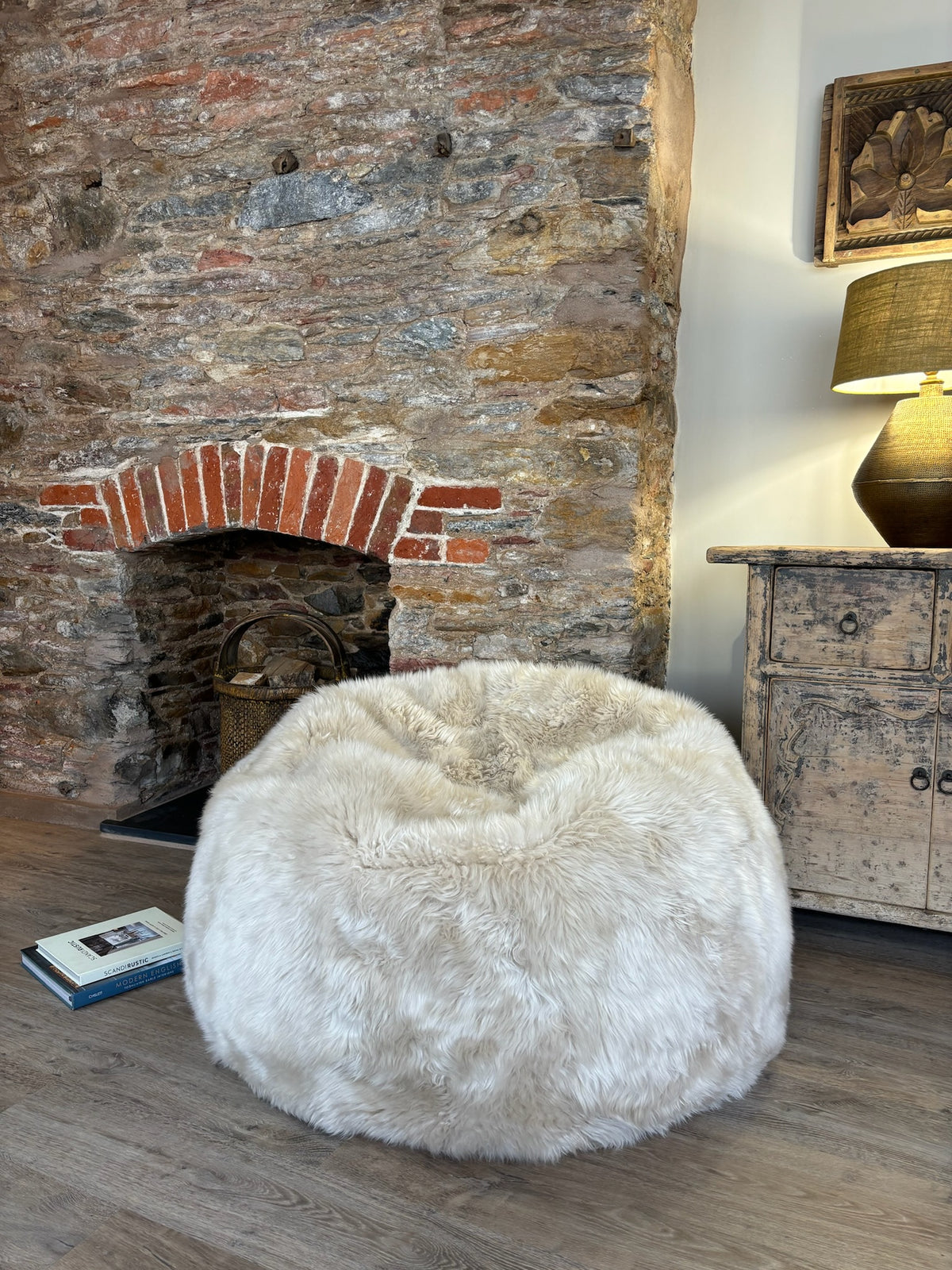 Giant Sheepskin Beanbag