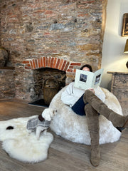 Giant Sheepskin Beanbag