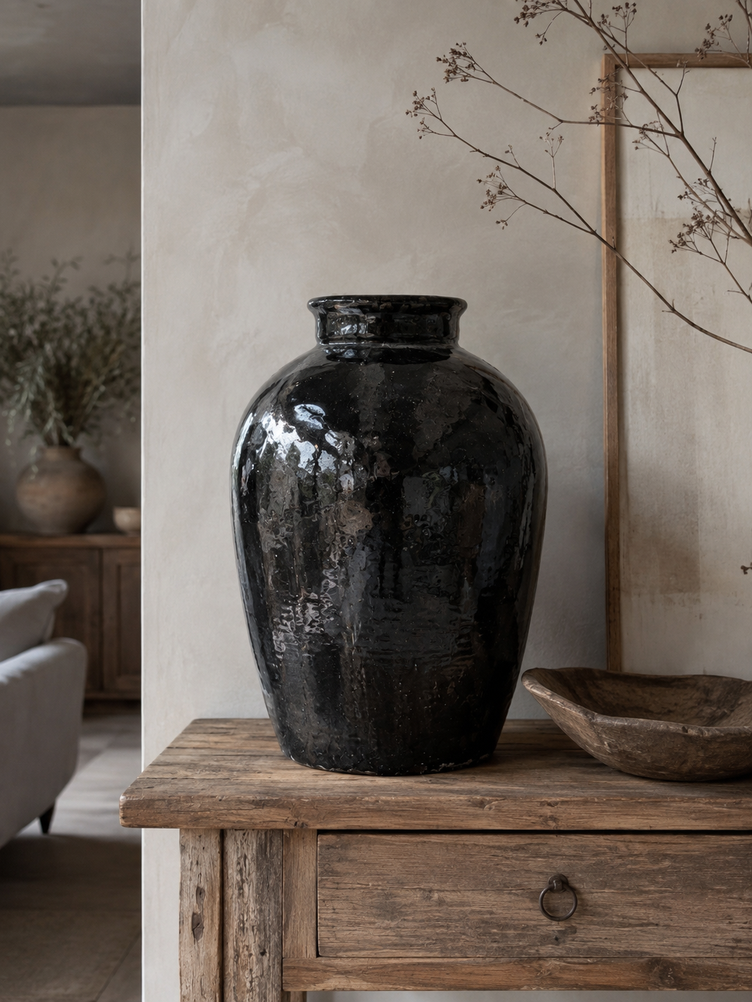 Antique Rice Wine Vase