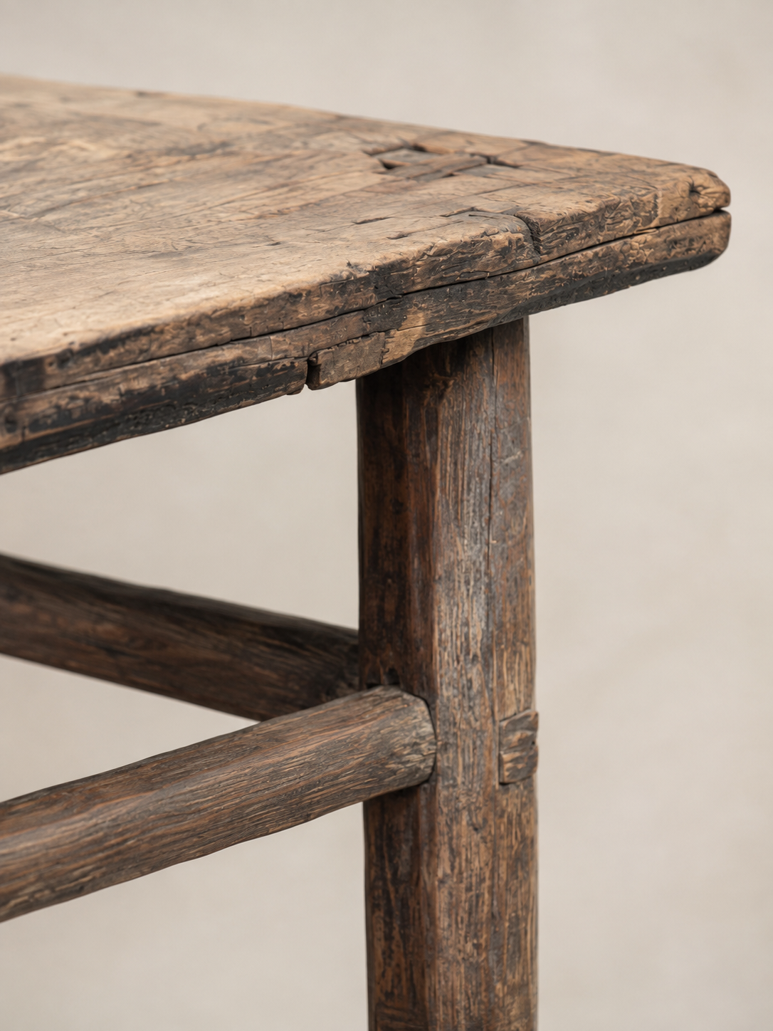Vintage Elm Side Table