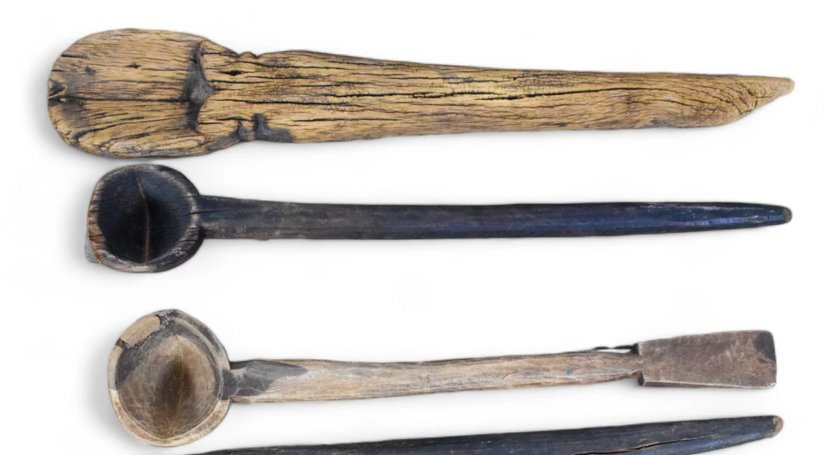 Vintage Tribal Indian Wooden Spoon