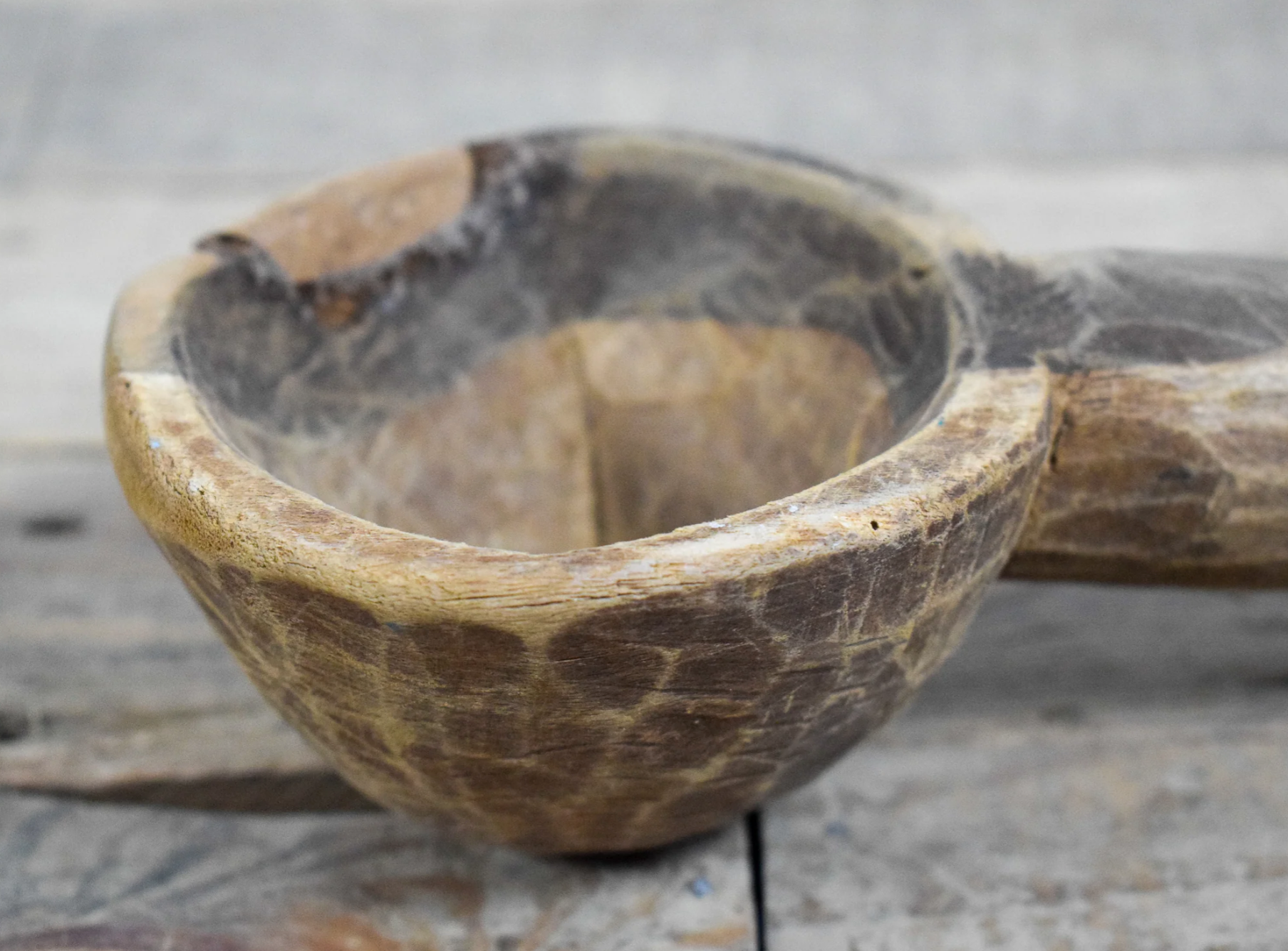 Vintage Tribal Indian Wooden Spoon