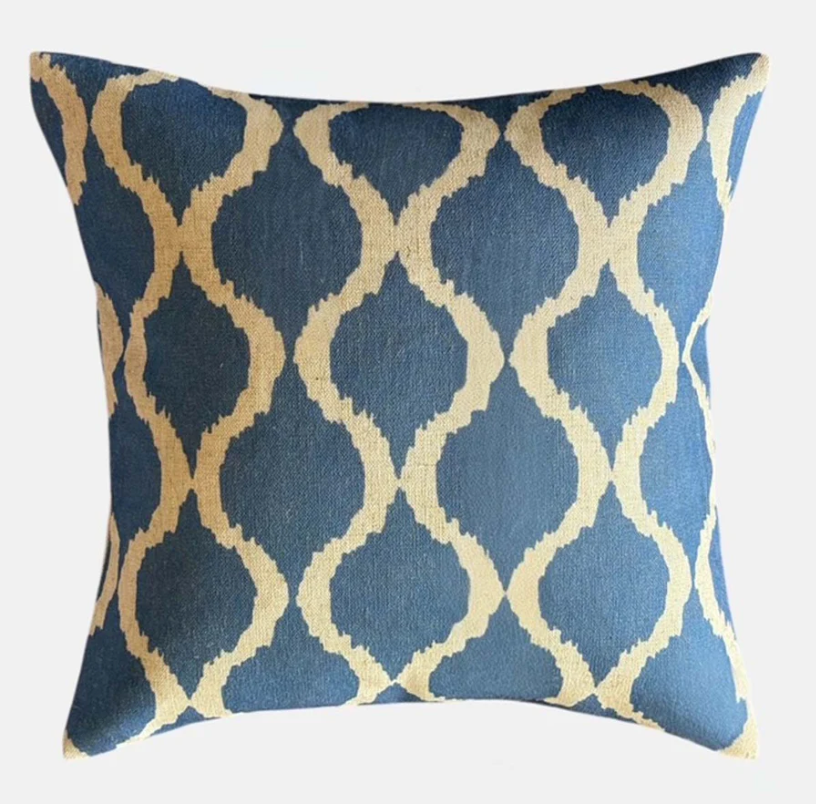 Lanturns Cobalt Cushion