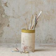 Rustic Jar with Glazed Dijon Rim